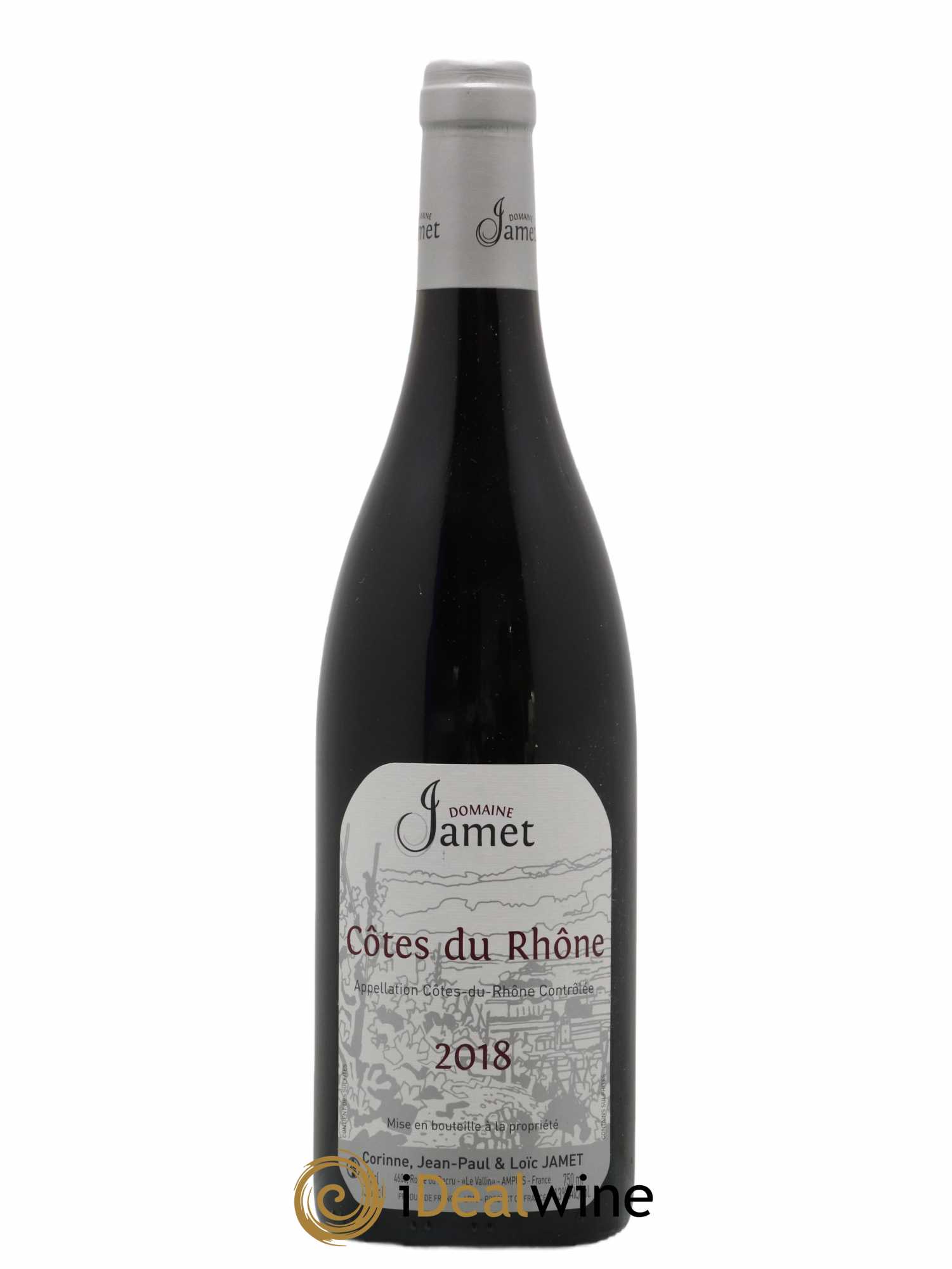 Côtes-du-Rhône Jamet (Domaine) 2018 - Lot de 1 bouteille - 0