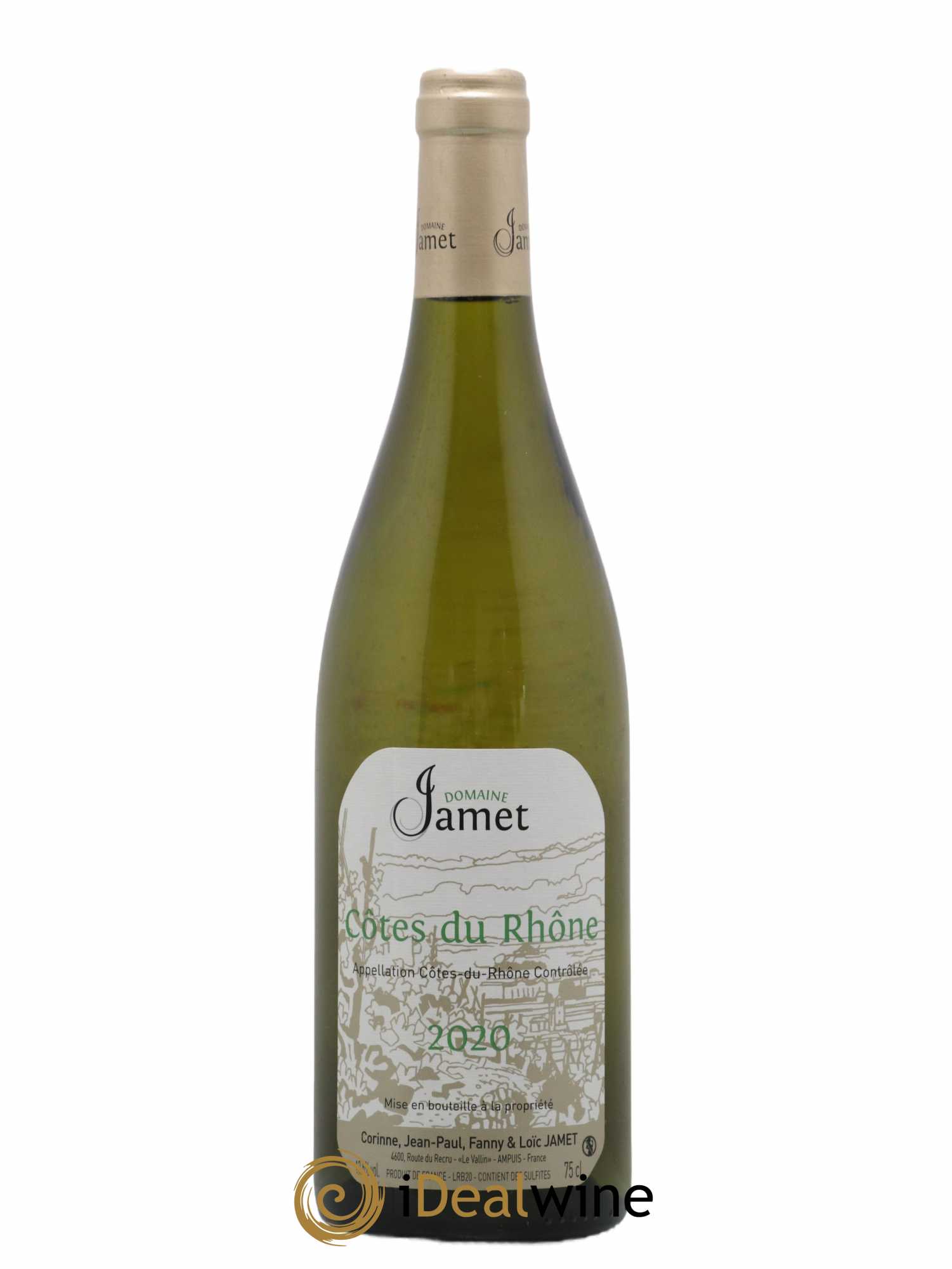 Côtes-du-Rhône Jamet (Domaine) 2020 - Lot de 1 bouteille - 0