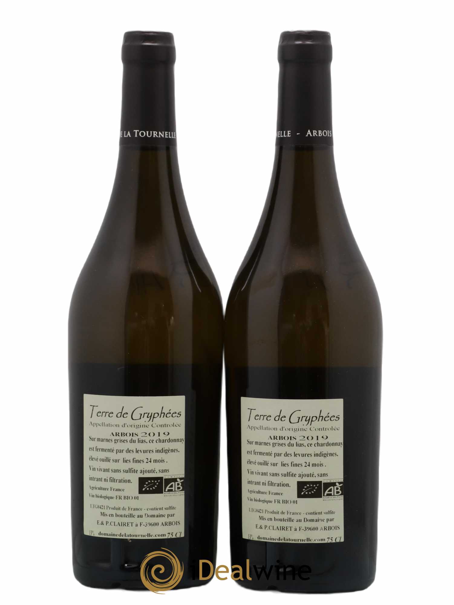 Arbois Terre De Gryphées Domaine de la Tournelle 2019 - Lot de 2 bouteilles - 1