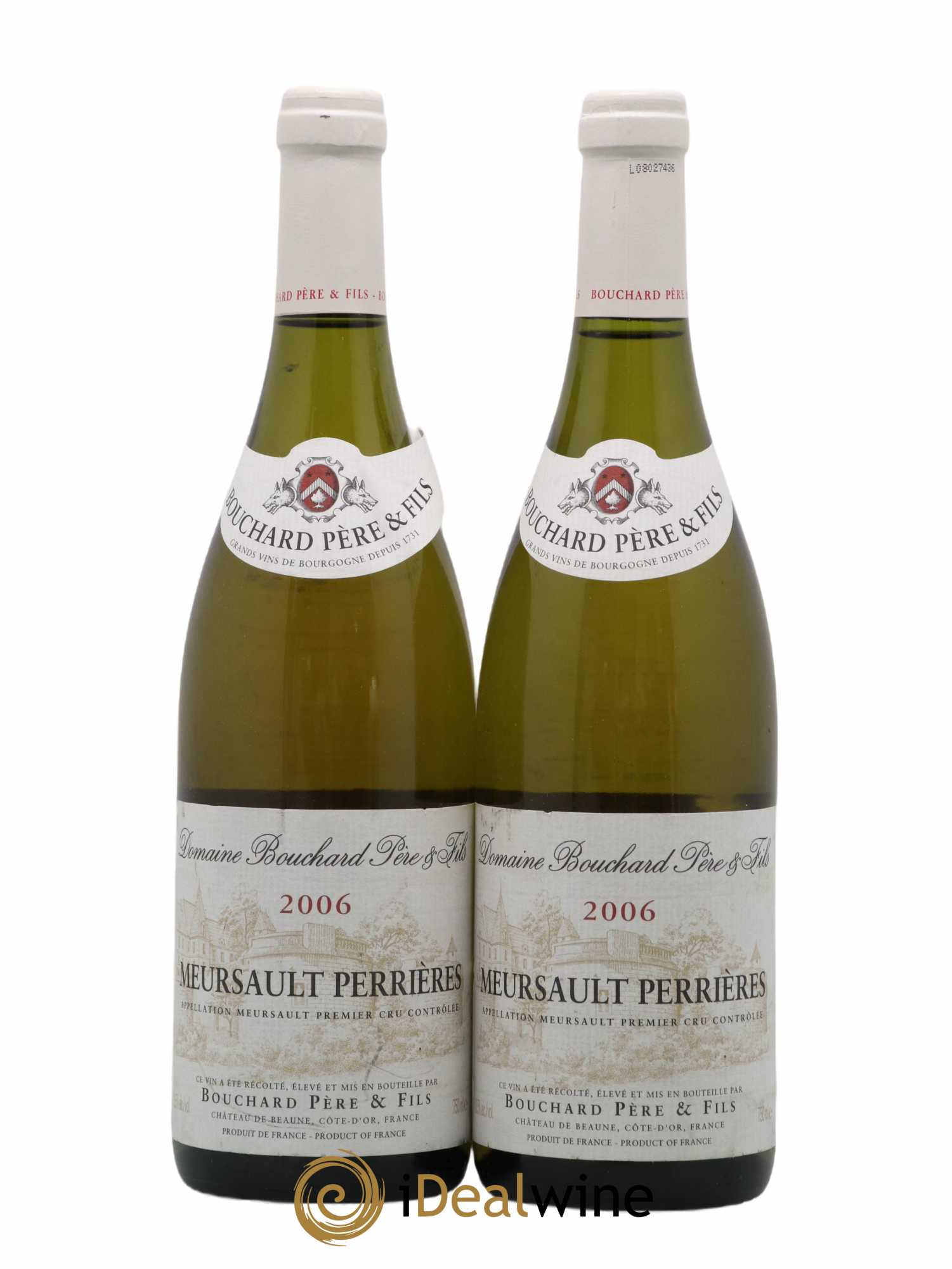 Meursault 1er Cru Perrières Bouchard Père & Fils 2006 - Lotto di 2 bottiglie - 0