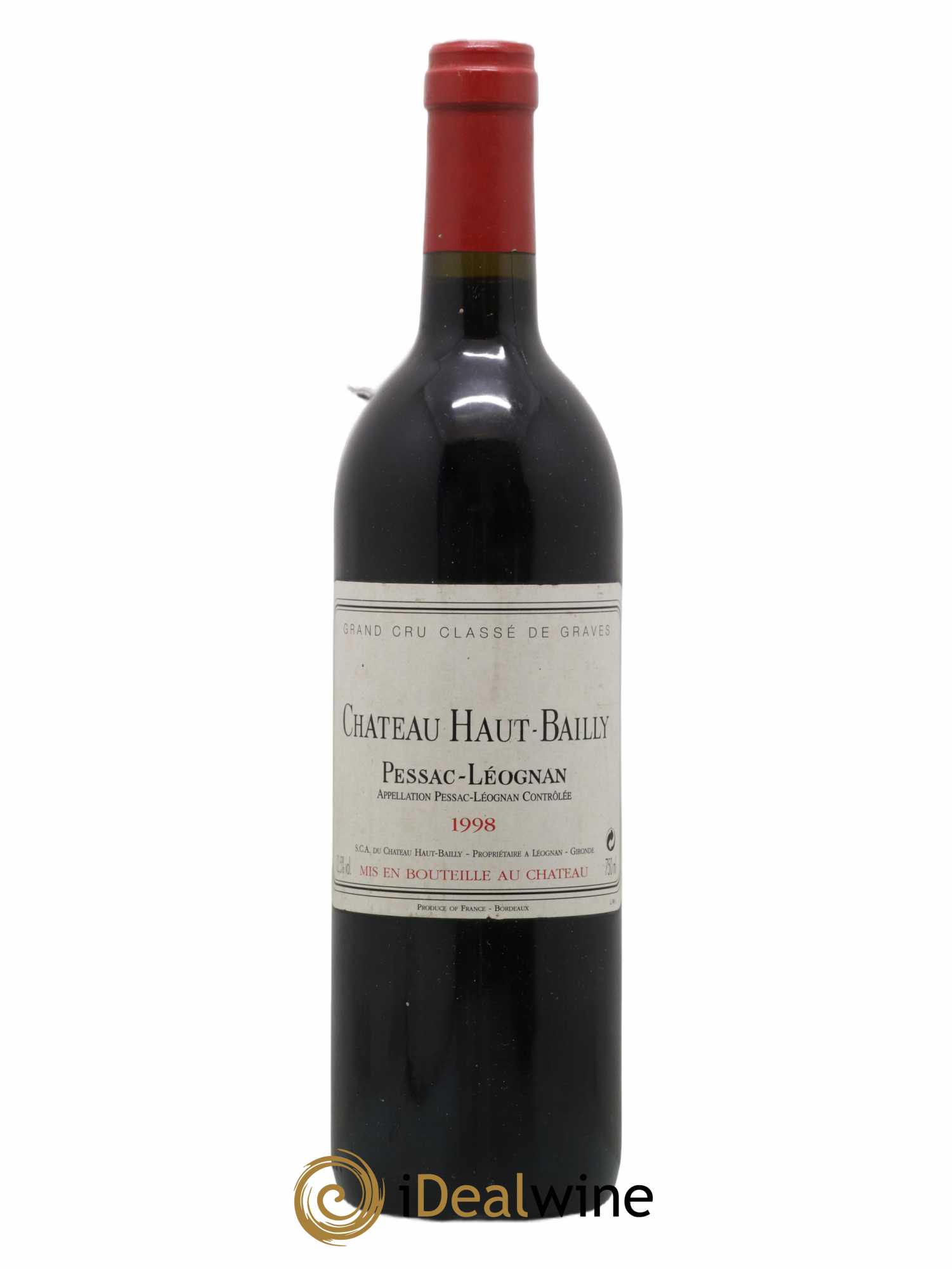 Château Haut-Bailly Cru Classé de Graves 1998 - Lot de 1 bouteille - 0
