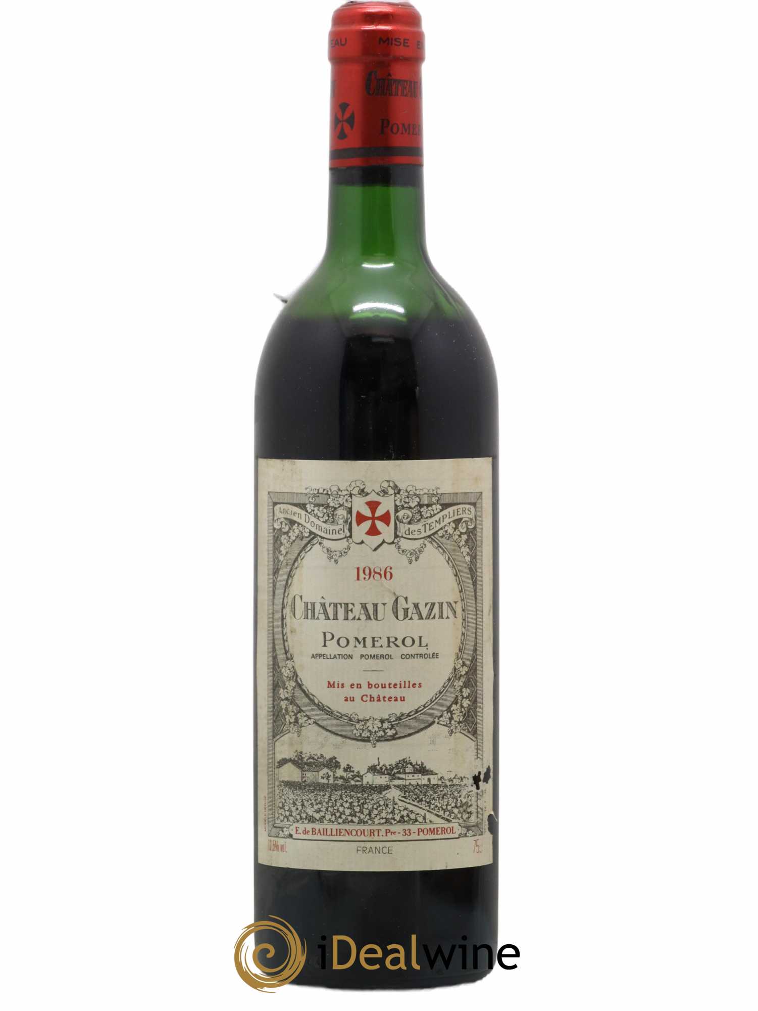 Château Gazin 1986 - Lot de 1 bouteille - 0