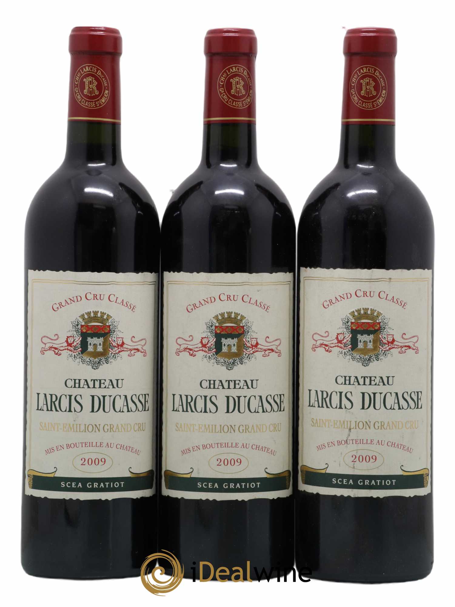 Château Larcis Ducasse 1er Grand Cru Classé B 2009 - Lot de 3 bouteilles - 0