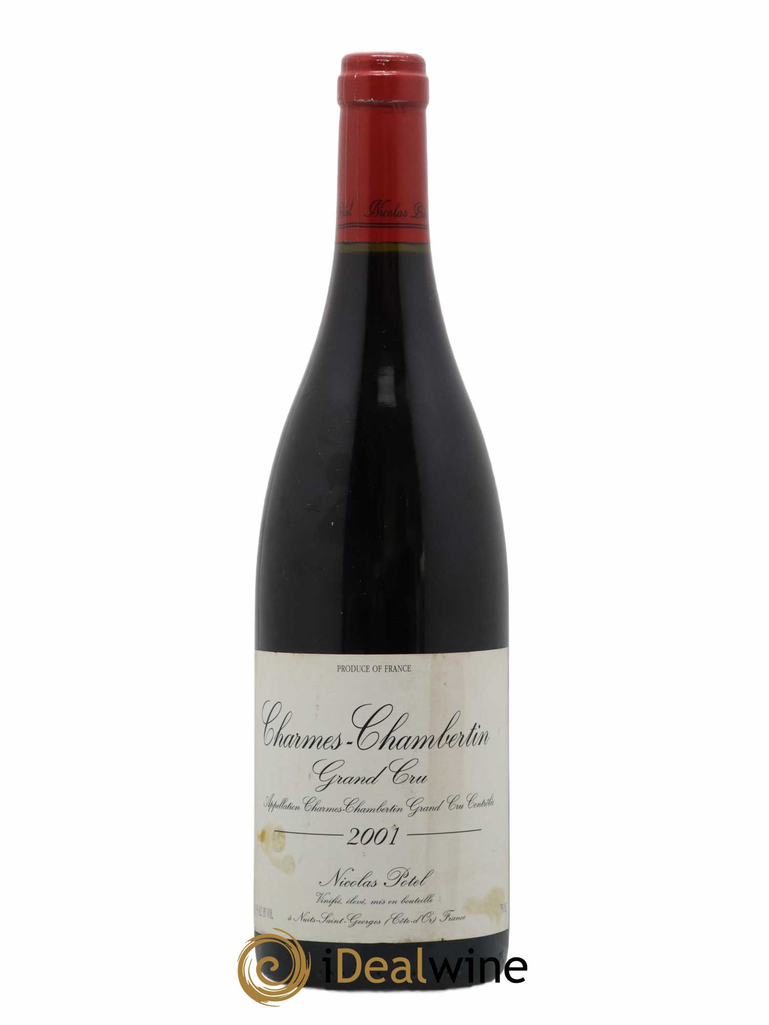 Charmes-Chambertin Grand Cru Nicolas Potel 2001 - Lot de 1 bouteille - 0