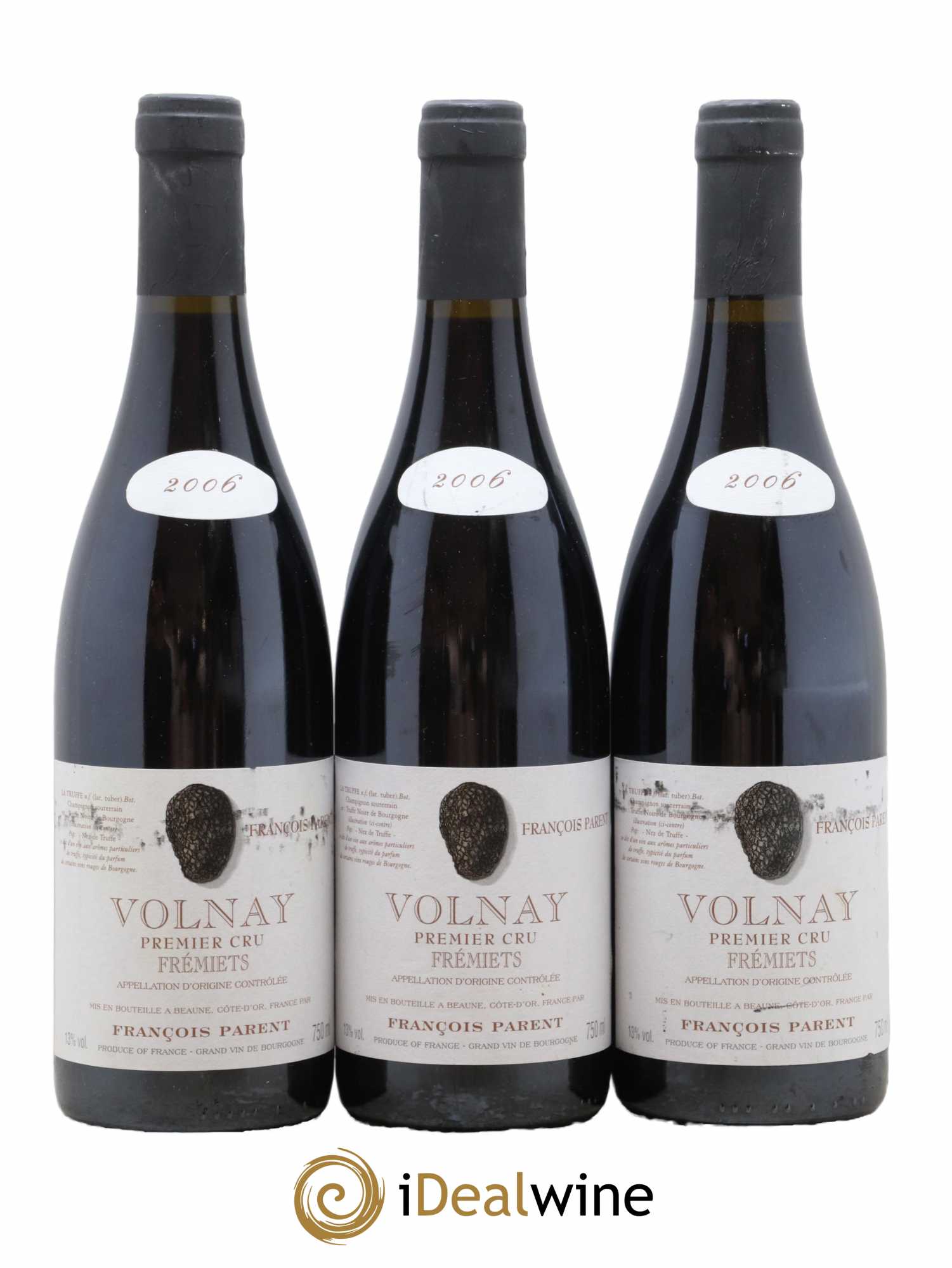 Volnay 1er Cru Fremiets Francois Parent 2006 - Lot de 3 bouteilles - 0