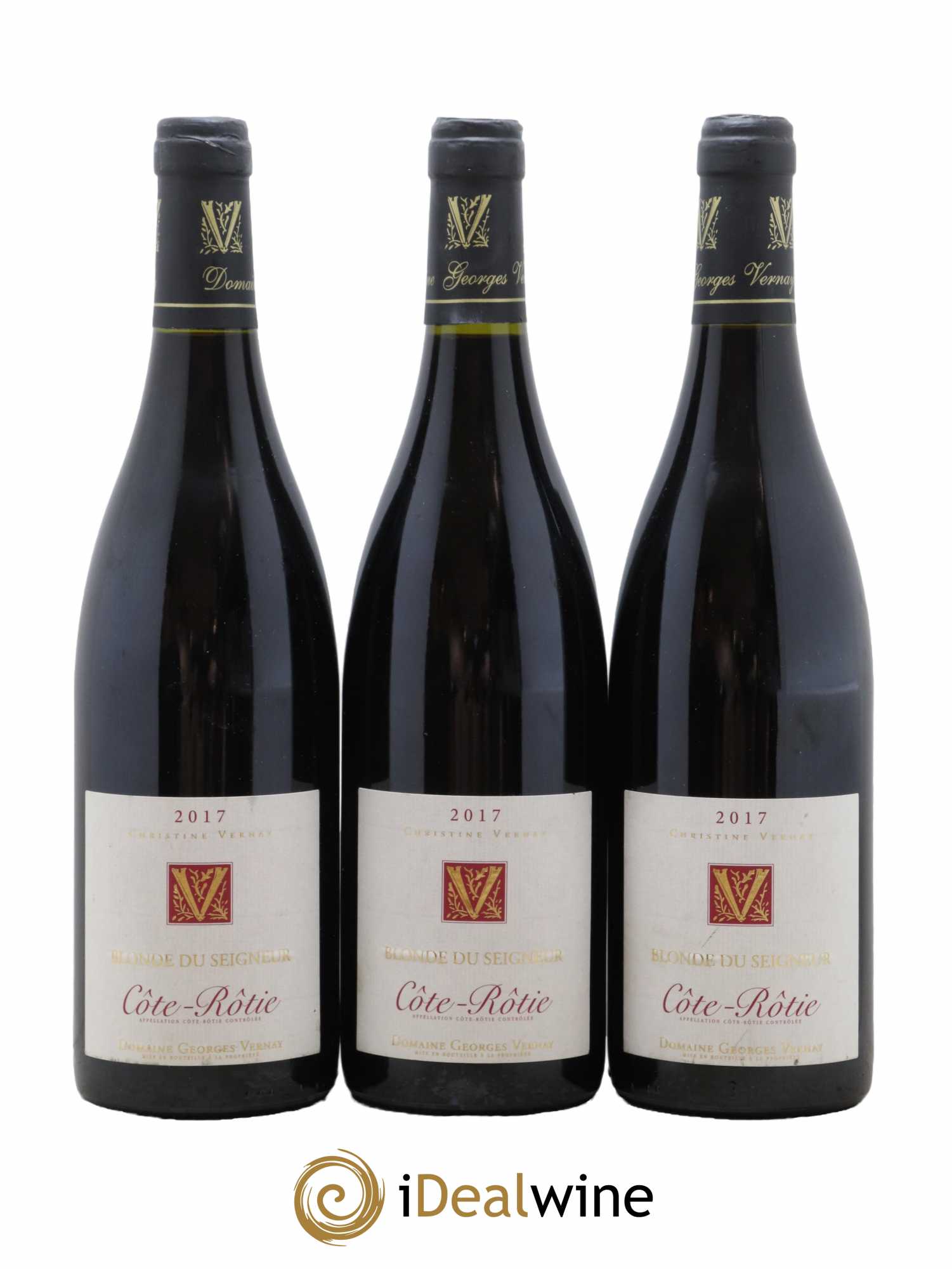 Côte-Rôtie Blonde du Seigneur Georges Vernay 2017 - Lot de 3 bouteilles - 0