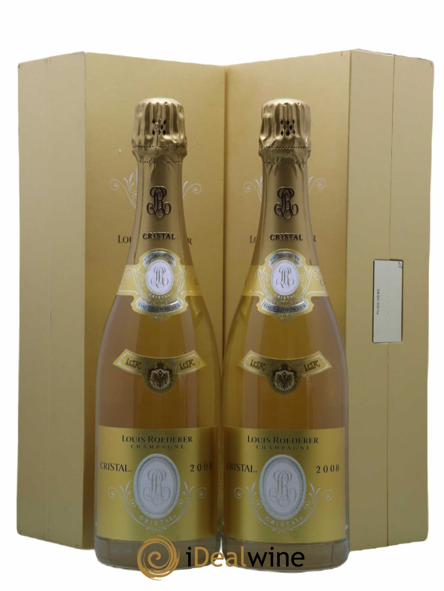 Cristal Louis Roederer 2008 - Lot de 2 bouteilles - 0