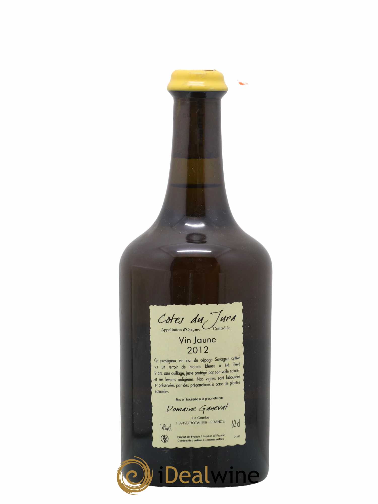Côtes du Jura Vin Jaune Jean-François Ganevat (Domaine) 2012 - Lot de 1 bouteille - 1