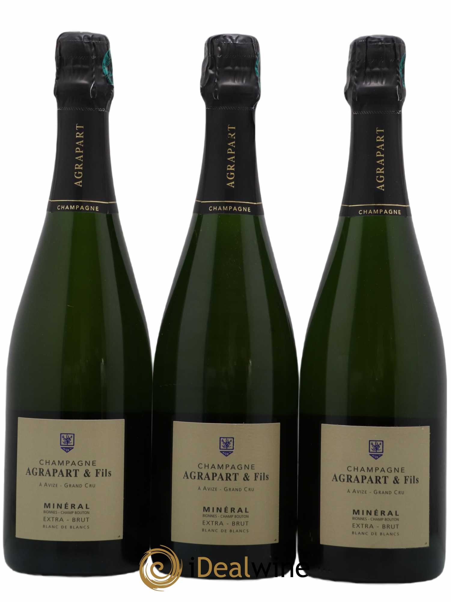 Minéral Blanc de Blancs Extra-Brut Agrapart & Fils 2016 - Lot de 3 bouteilles - 0