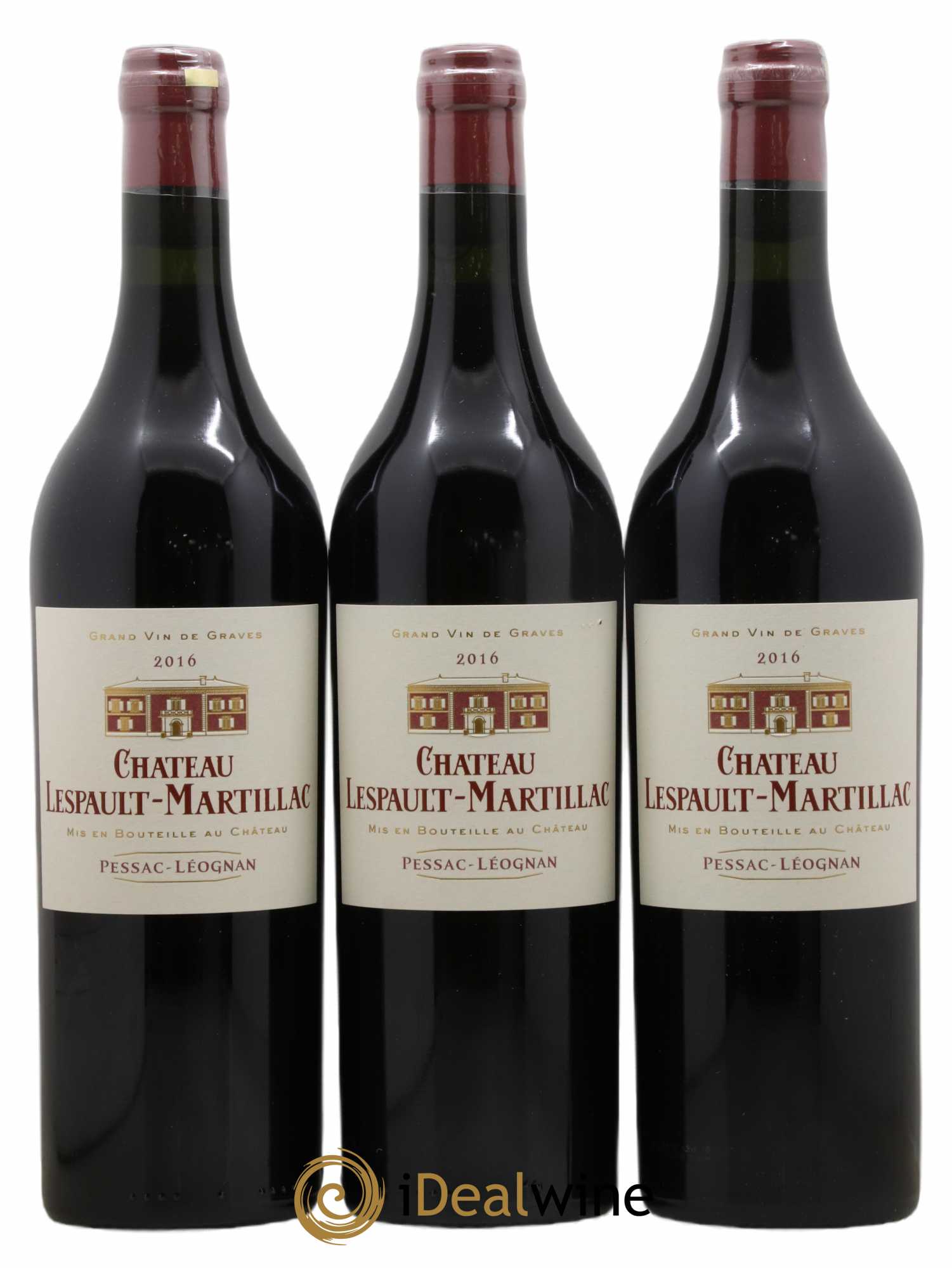 Château Lespault-Martillac 2016 - Lot de 3 bouteilles - 0