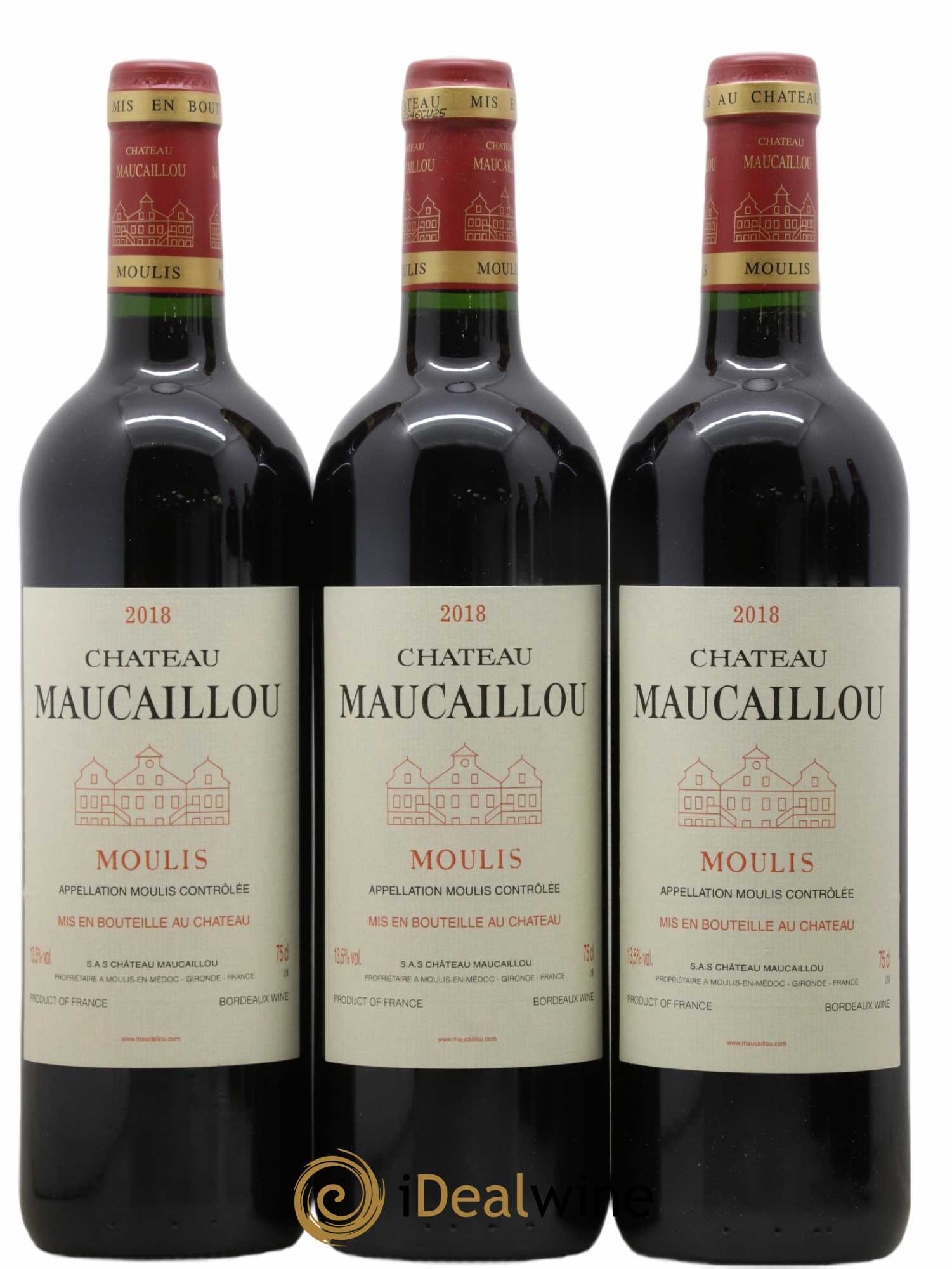 Château Maucaillou 2018 - Lot de 6 bouteilles - 1