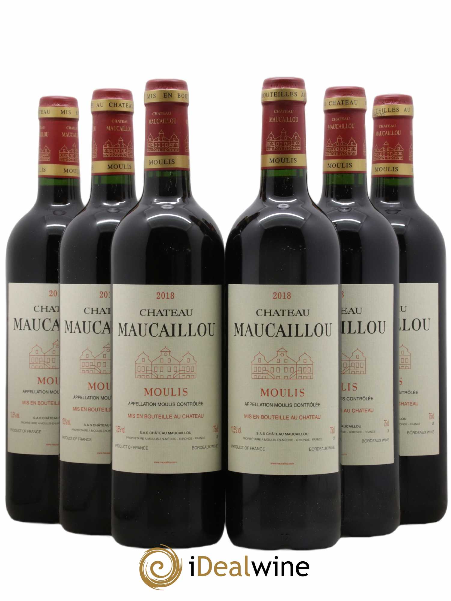 Château Maucaillou 2018 - Lot de 6 bouteilles - 0