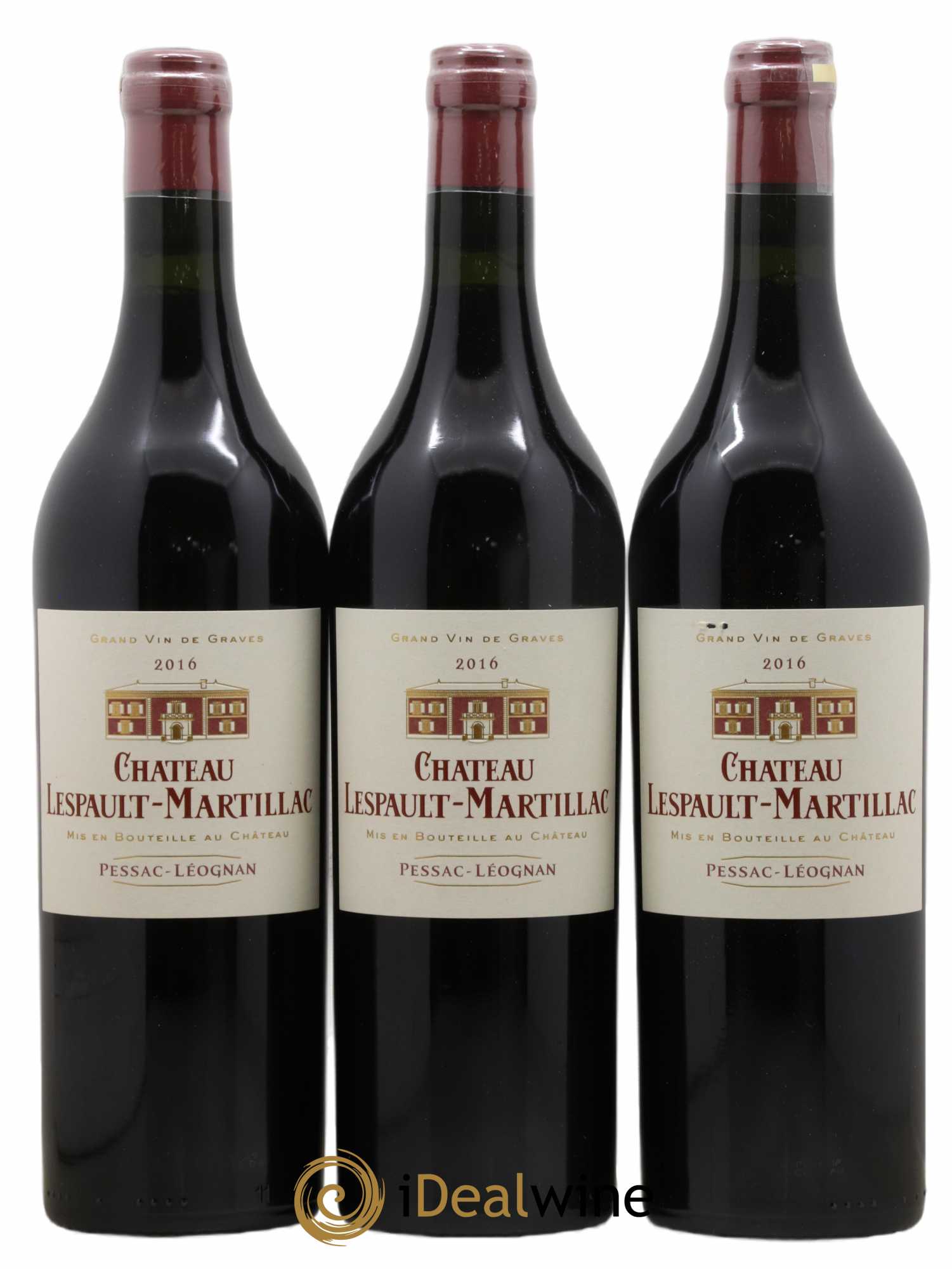 Château Lespault-Martillac 2016 - Lot de 3 bouteilles - 0