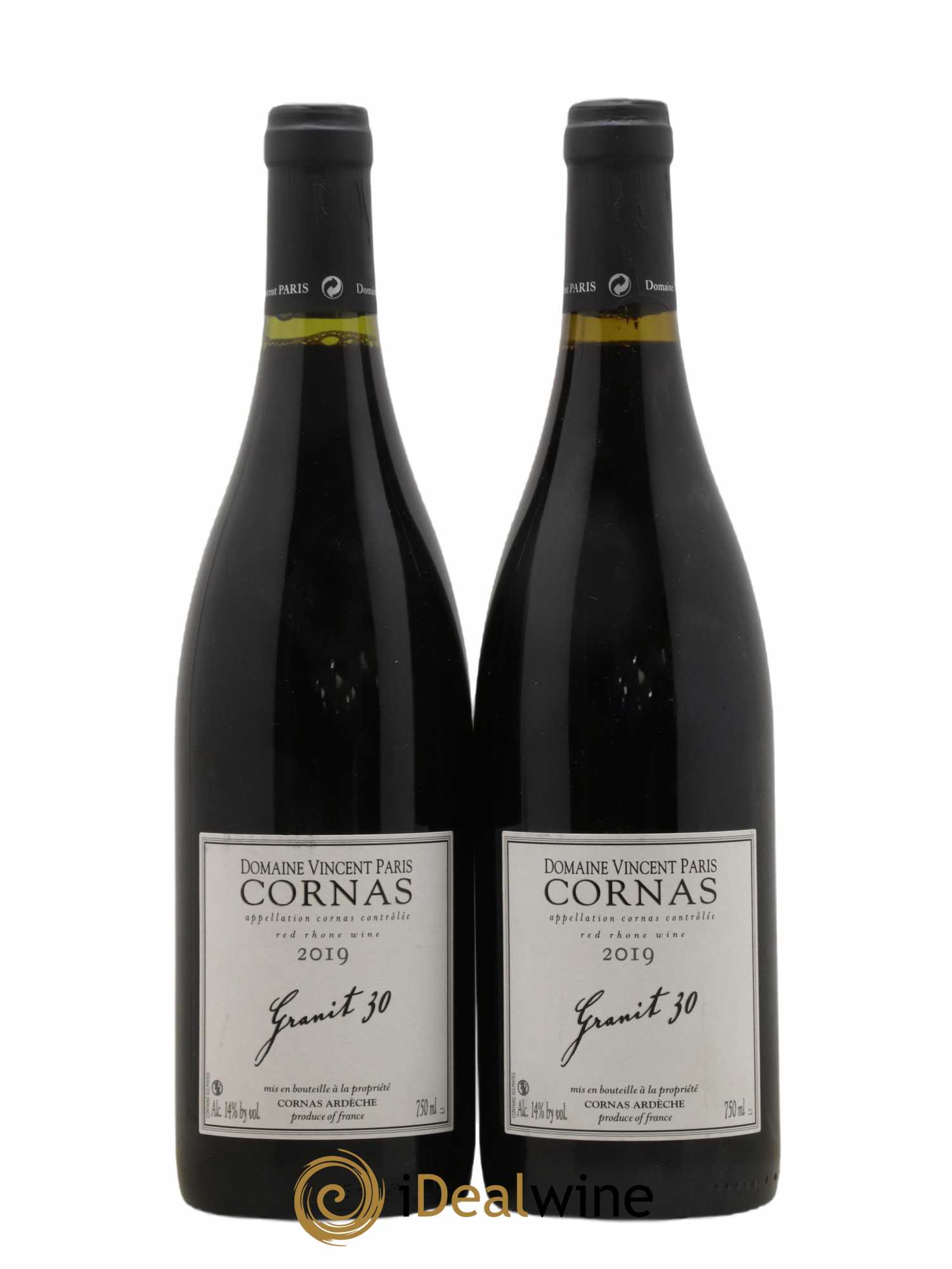 Cornas Granit 30 Vincent Paris 2019 - Lot de 2 bouteilles - 0