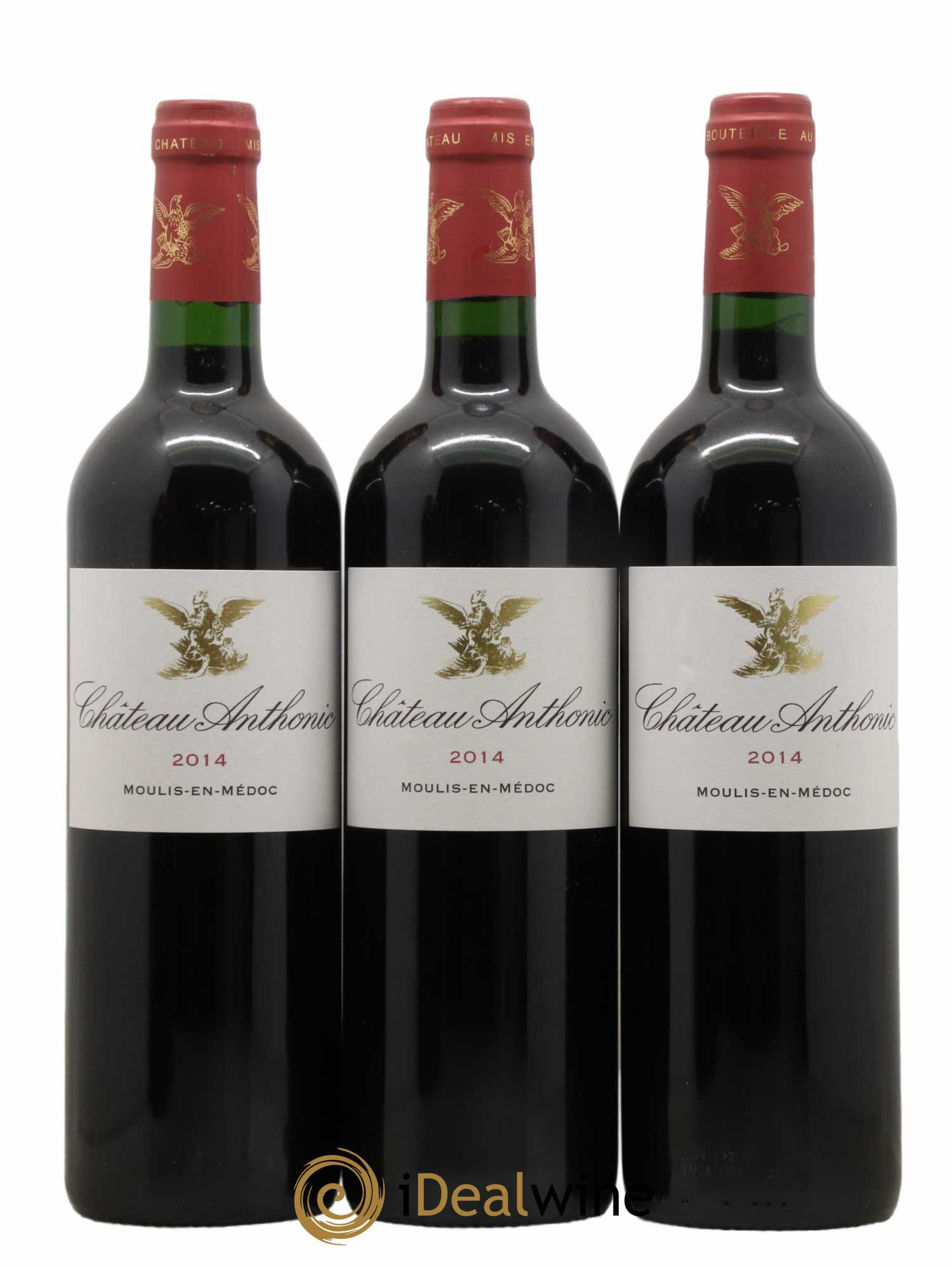Château Anthonic Cru Bourgeois 2014 - Lot de 3 bouteilles - 0