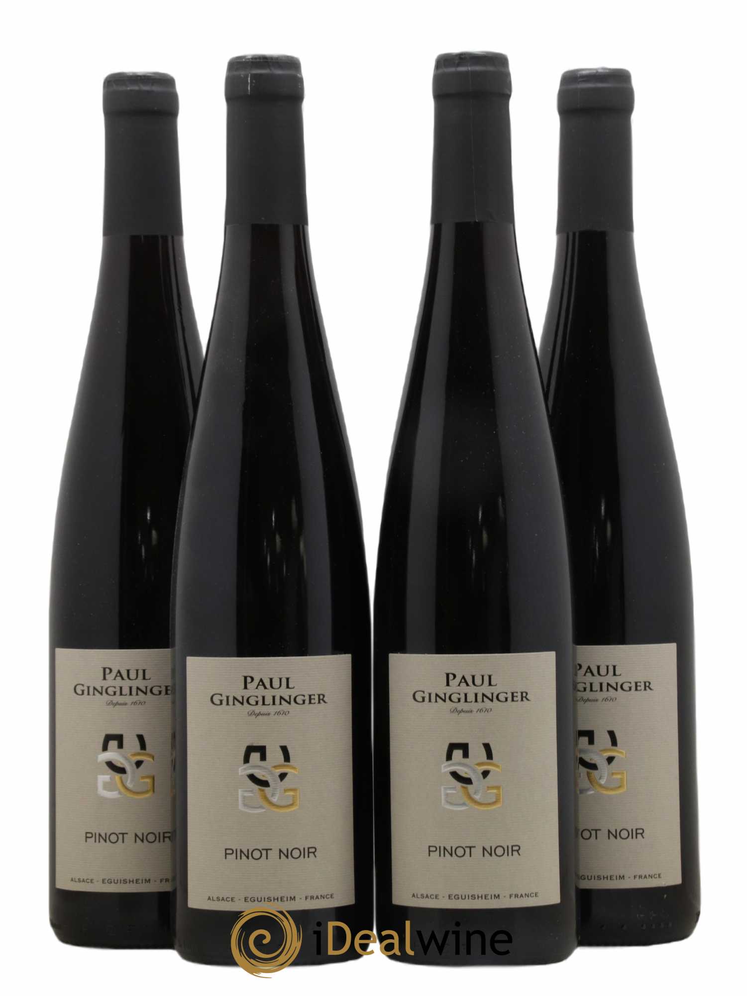 Alsace Pinot Noir Paul Ginglinger 2020 - Lot de 4 bouteilles - 0