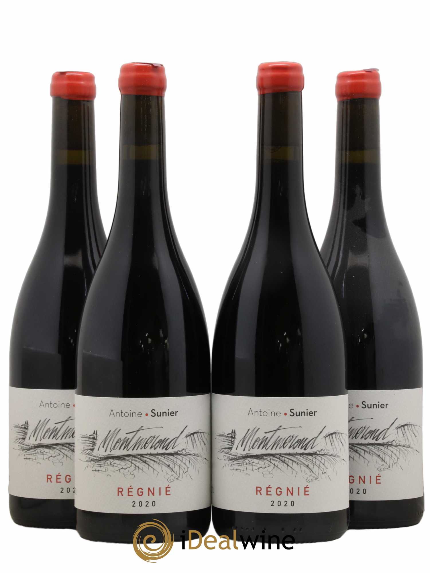 Régnié Montmeron Sunier A 2020 - Lot de 4 bouteilles - 0