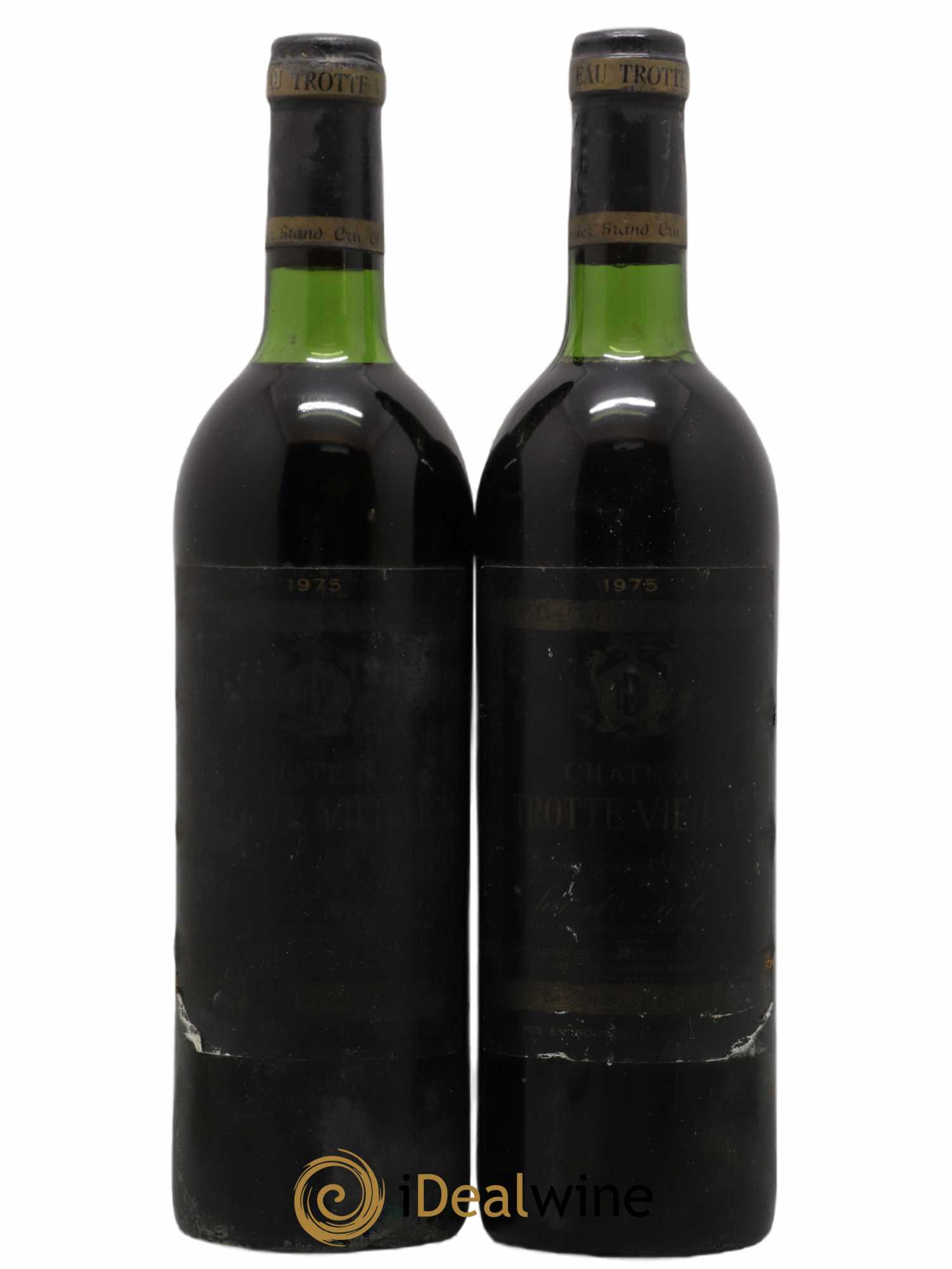 Château Trotte Vieille 1er Grand Cru Classé B 1975 - Lot de 2 bouteilles - 0