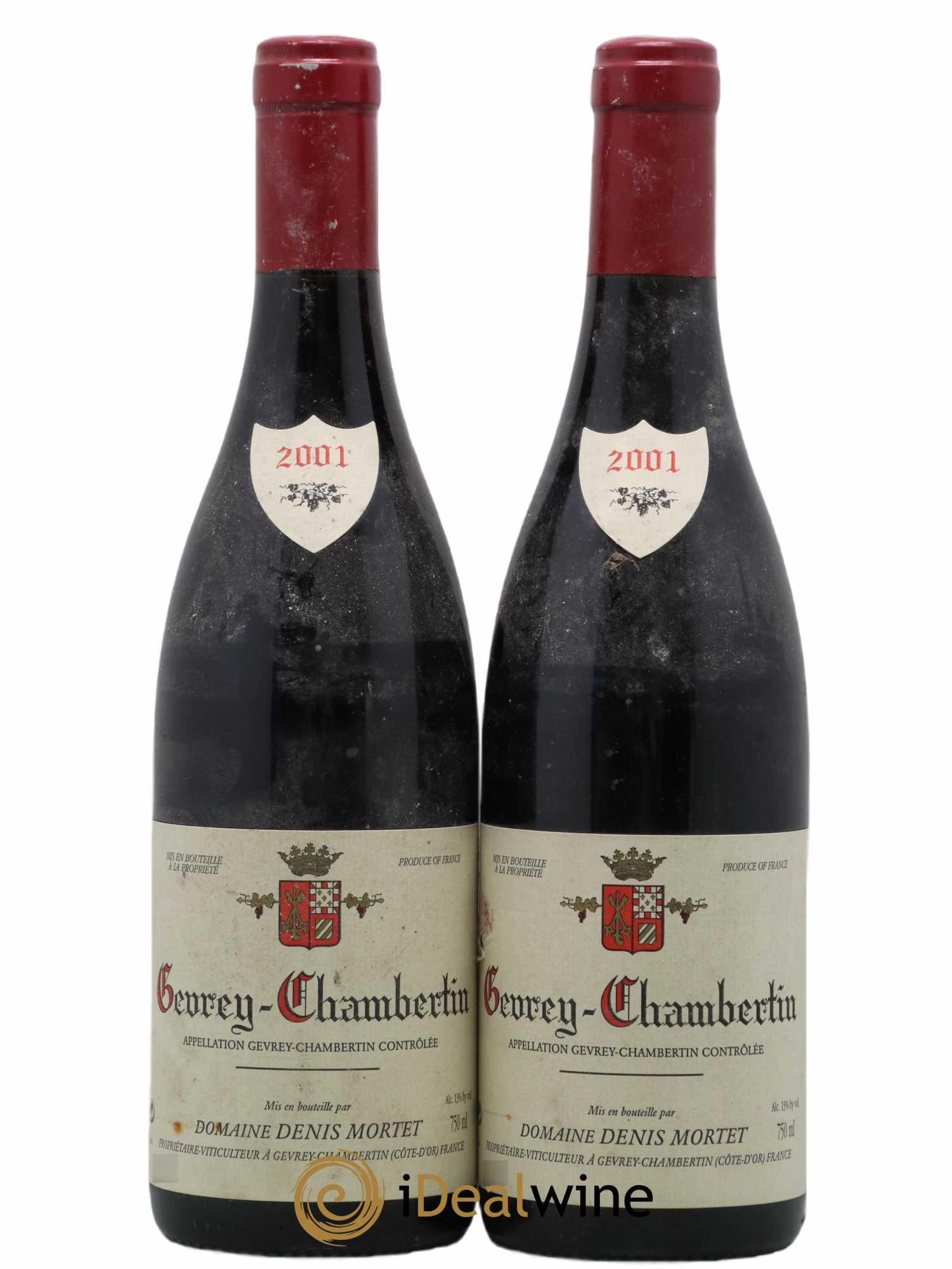 Gevrey-Chambertin Denis Mortet (Domaine) 2001 - Lot de 2 bouteilles - 0