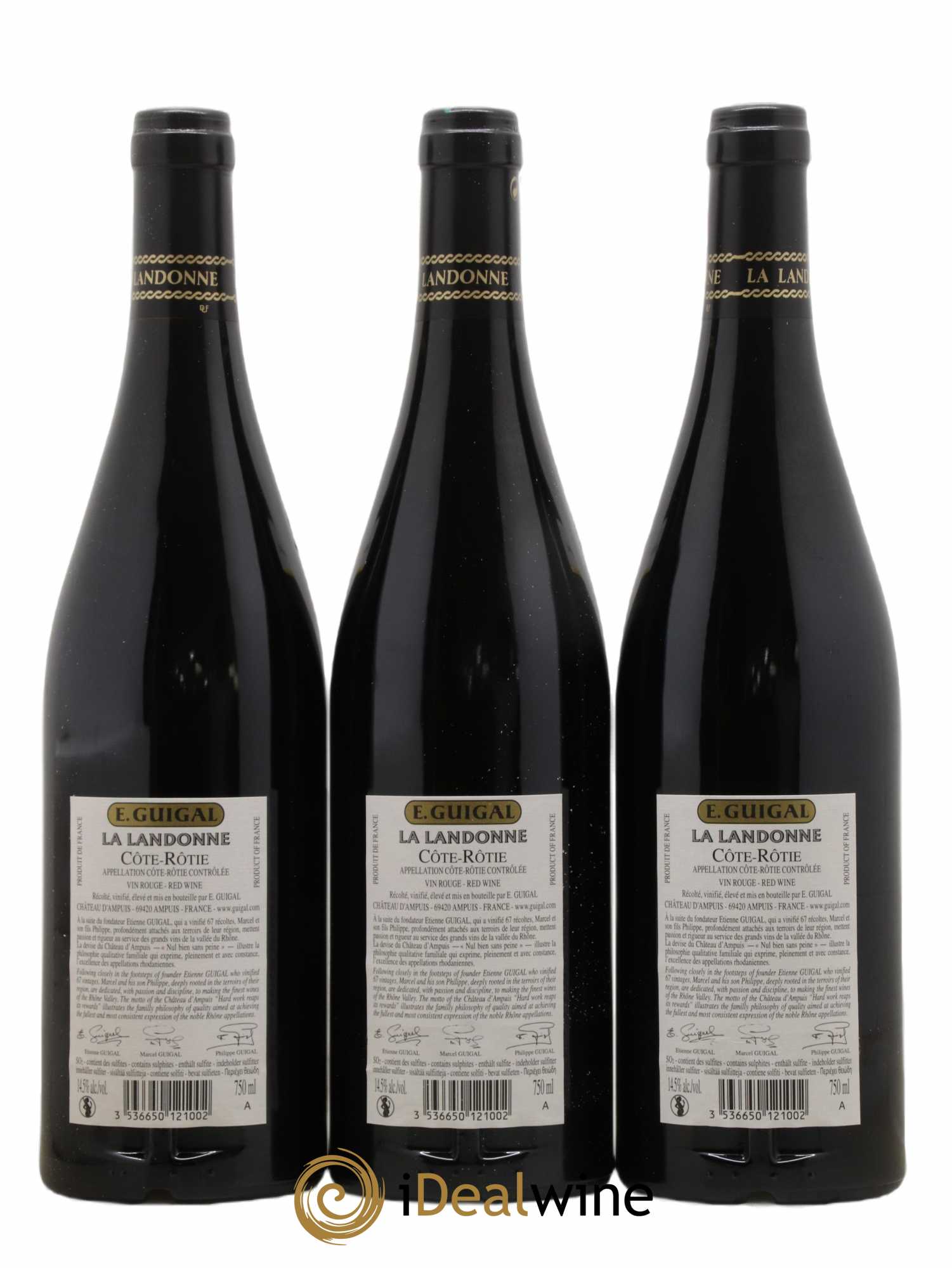 Côte-Rôtie La Landonne Guigal 2018 - Lot of 6 bottles - 4