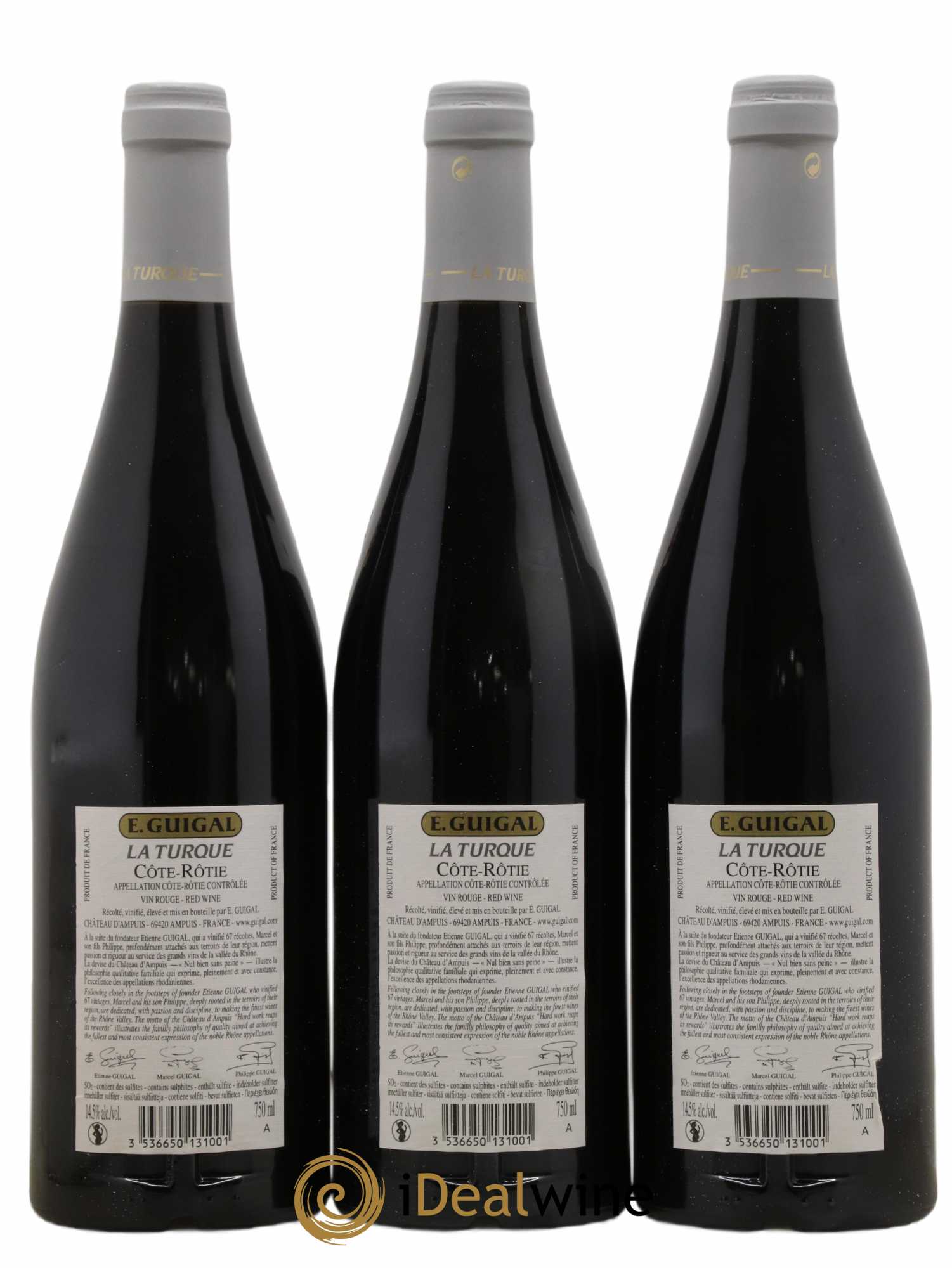Côte-Rôtie La Turque Guigal 2018 - Lot de 6 bouteilles - 4