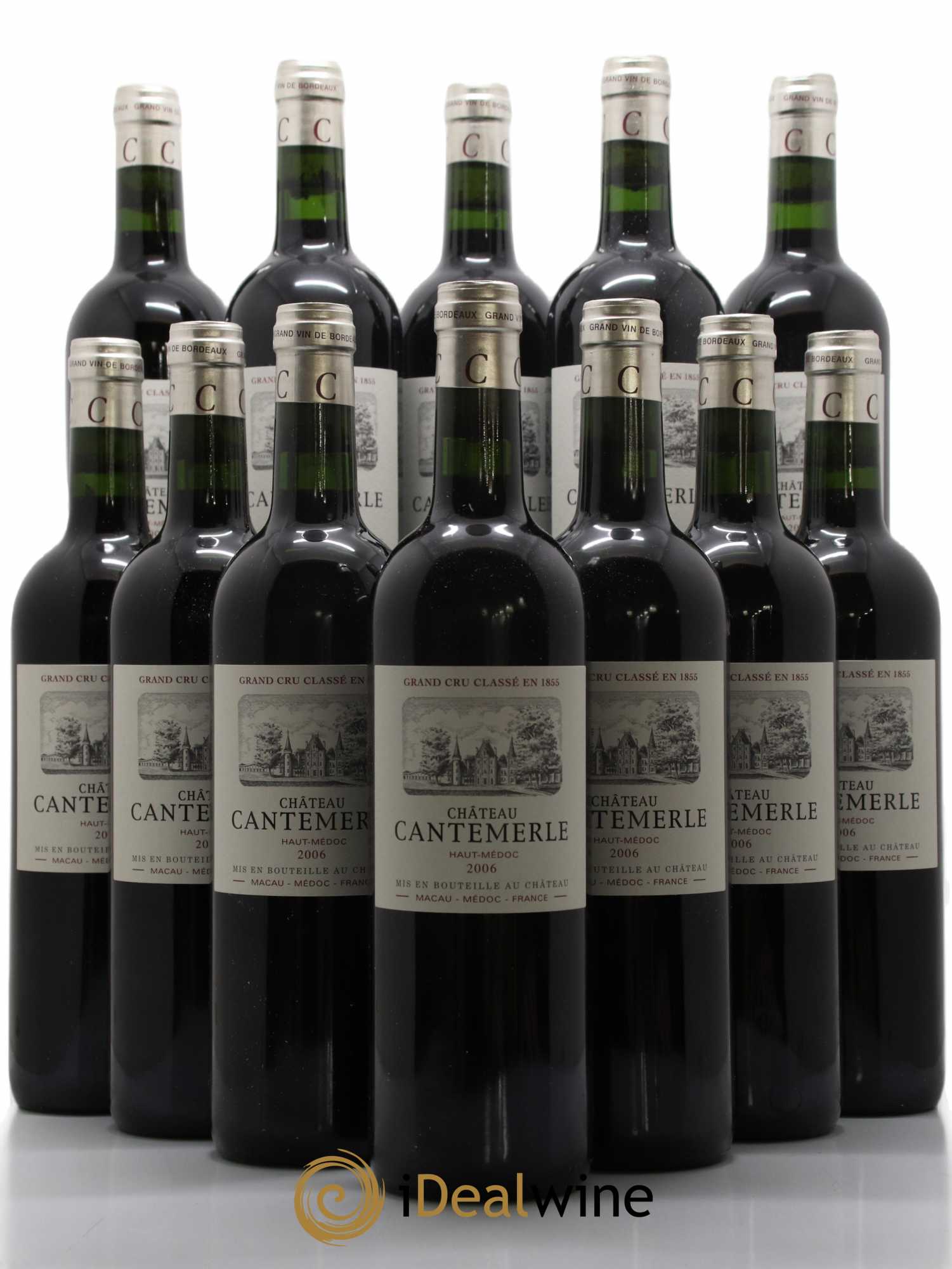 Château Cantemerle 5ème Grand Cru Classé 2006 - Lot de 12 bouteilles - 0