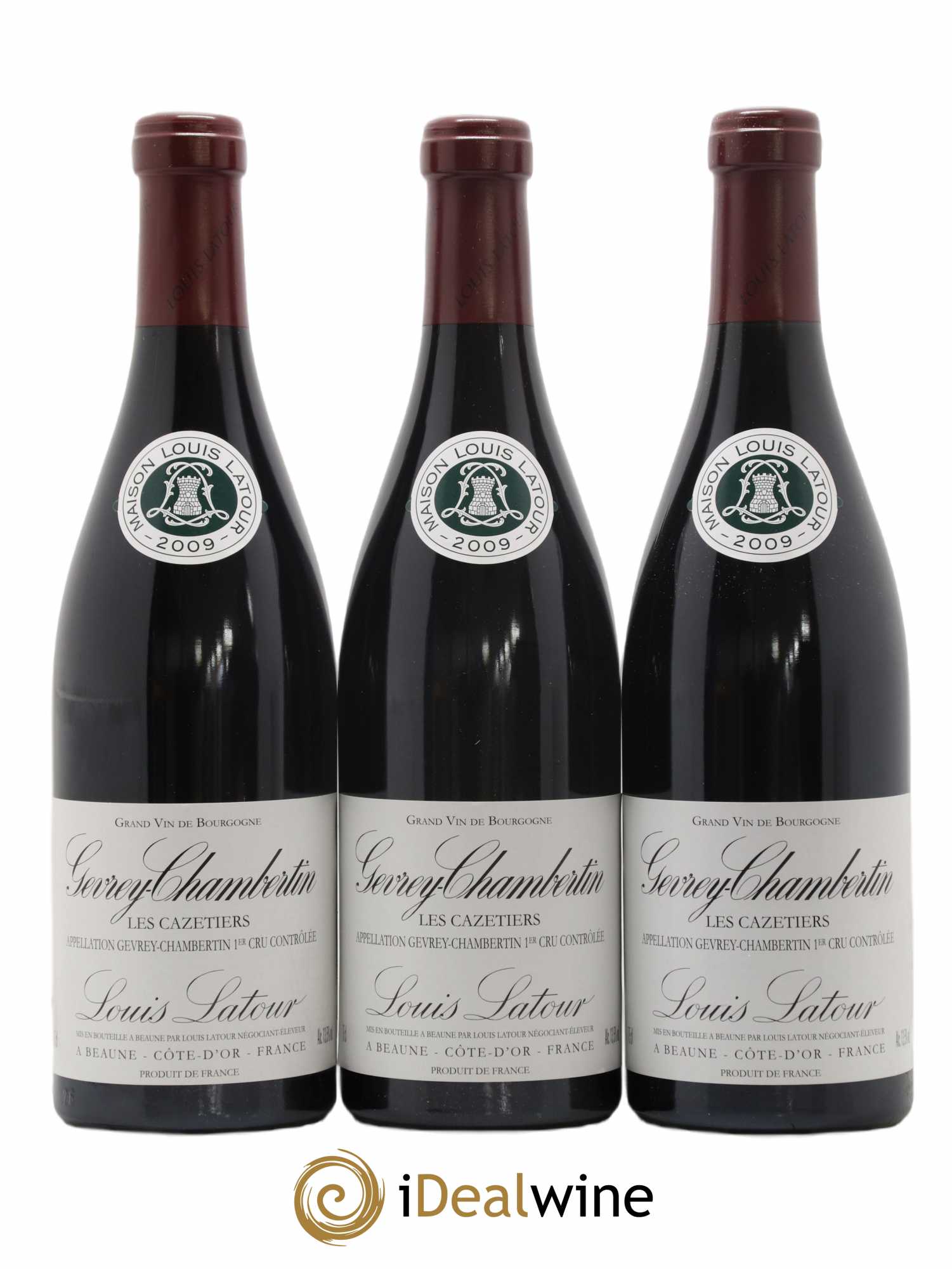 Gevrey-Chambertin 1er Cru Les Cazetiers Louis Latour 2009 - Lot de 3 bouteilles - 0