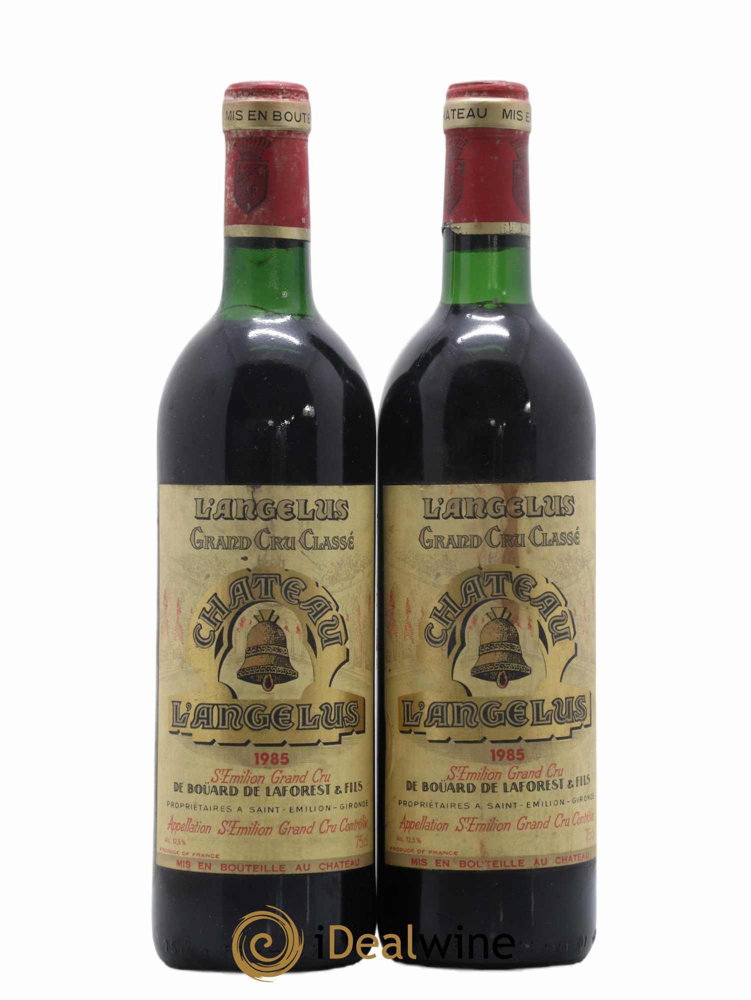 Château Angélus 1er Grand Cru Classé A 1985 - Lot de 2 bouteilles - 0