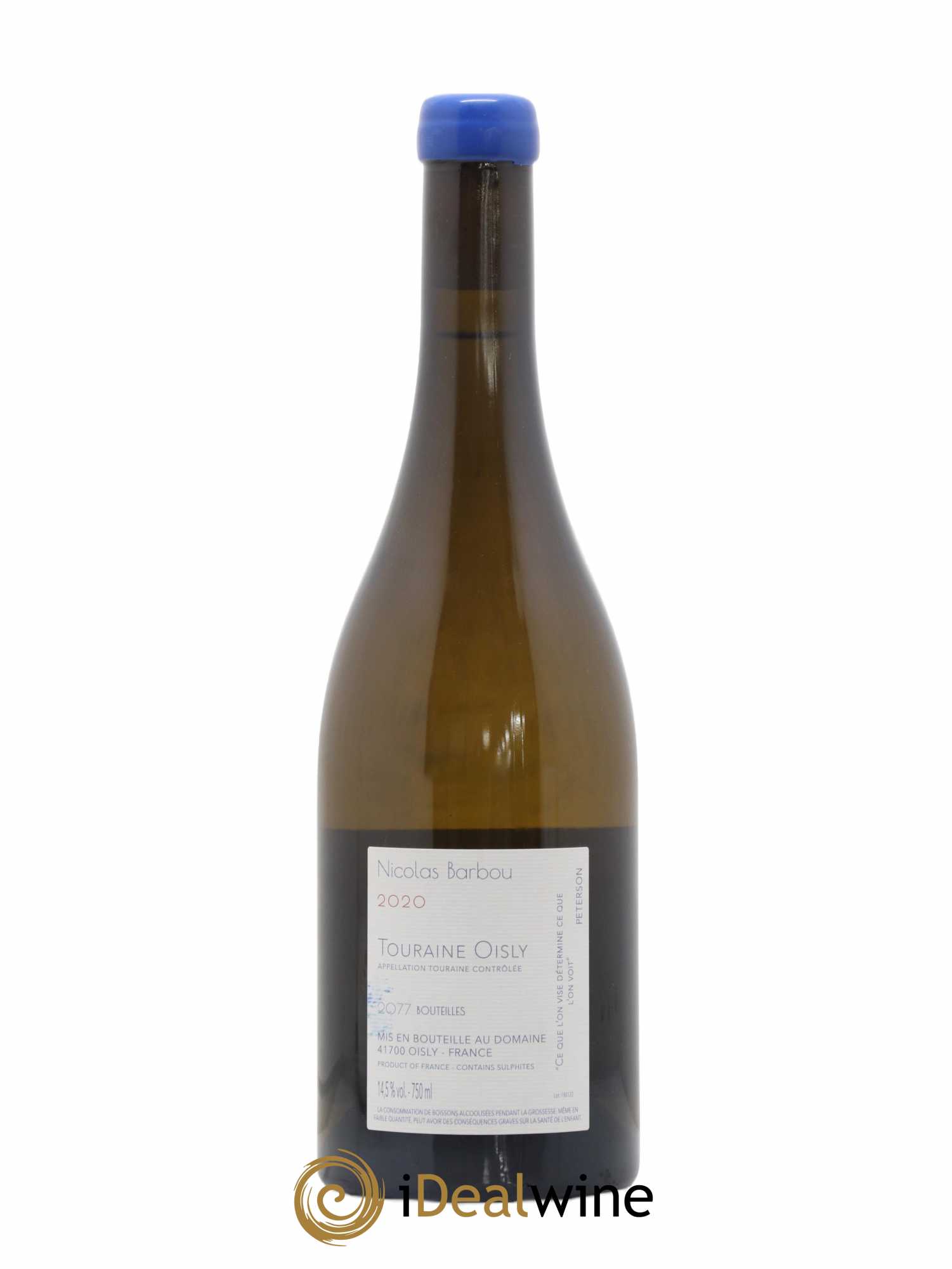 Touraine-Oisly Folie Insolente Nicolas Barbou 2020 - Lot de 1 bouteille - 1