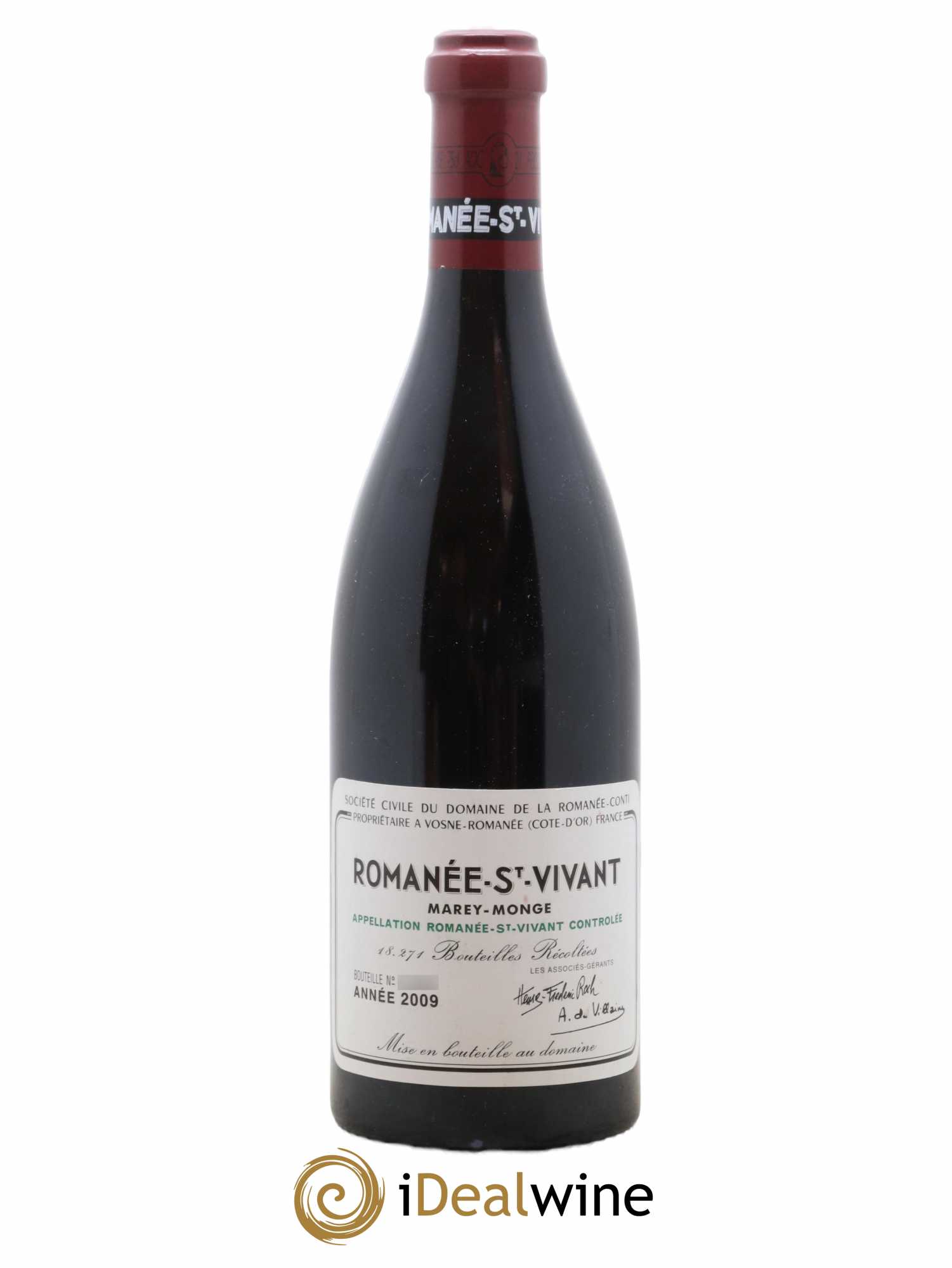 Romanée-Saint-Vivant Grand Cru Domaine de la Romanée-Conti 2009 - Lot de 1 bouteille - 0