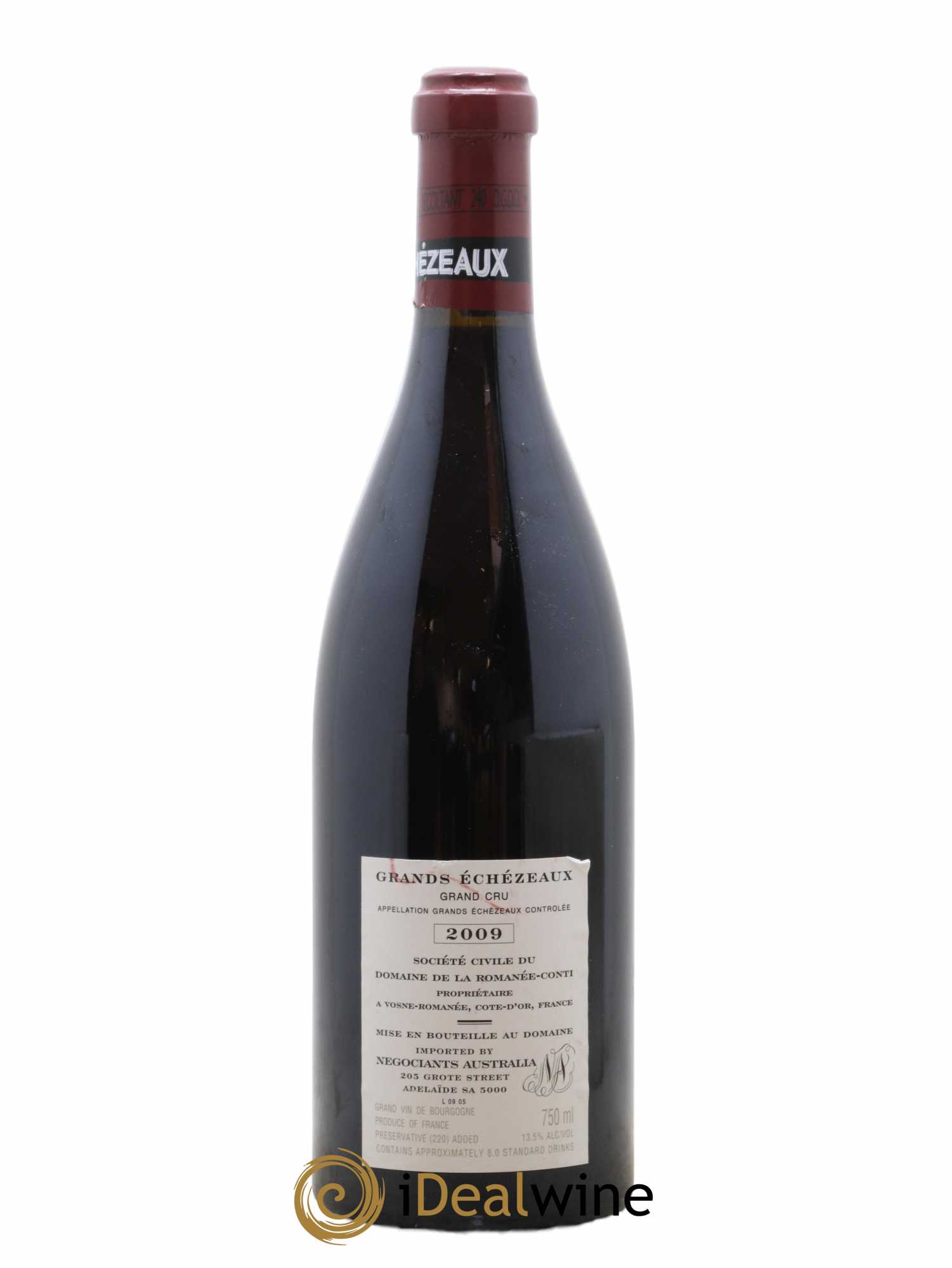 Grands-Echezeaux Grand Cru Domaine de la Romanée-Conti 2009 - Lot de 1 bouteille - 1