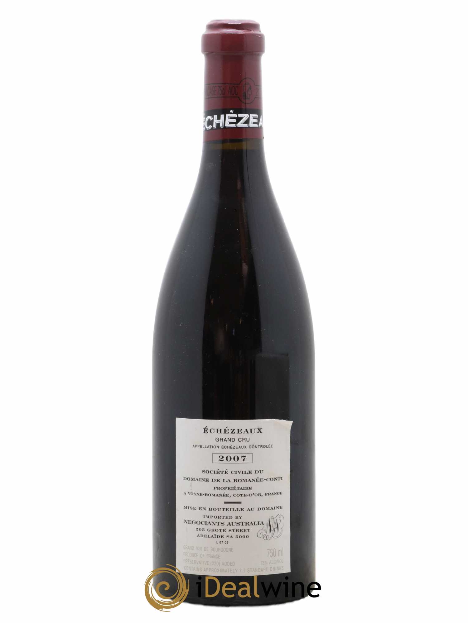 Echezeaux Grand Cru Domaine de la Romanée-Conti 2007 - Lot de 1 bouteille - 1