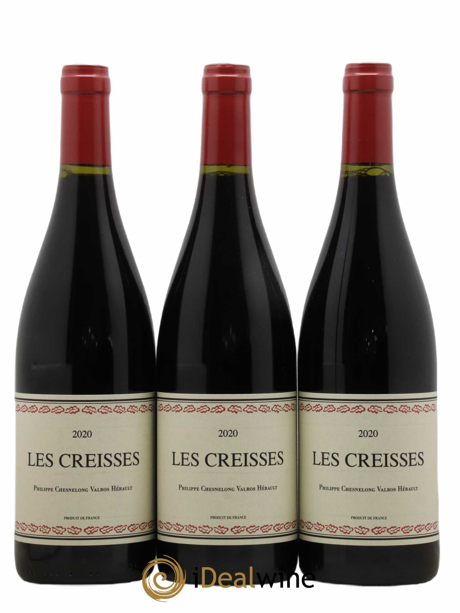 Vin de France Les Creisses Les Creisses (Domaine) 2020 - Lot de 3 bouteilles - 0