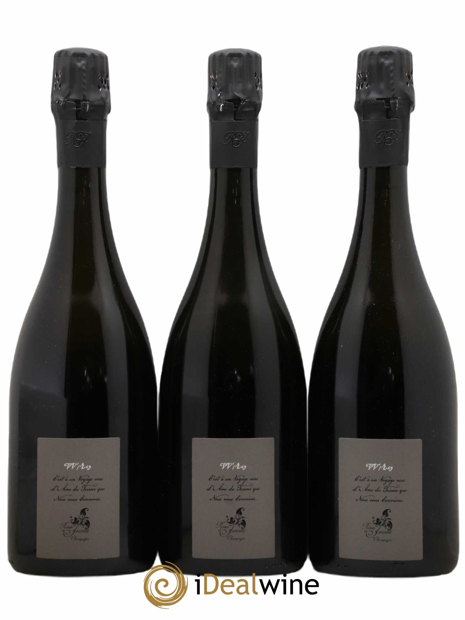 Roses de Jeanne Côte de Val Vilaine Blanc de Noirs Cédric Bouchard 2019 - Lot de 3 bouteilles - 0