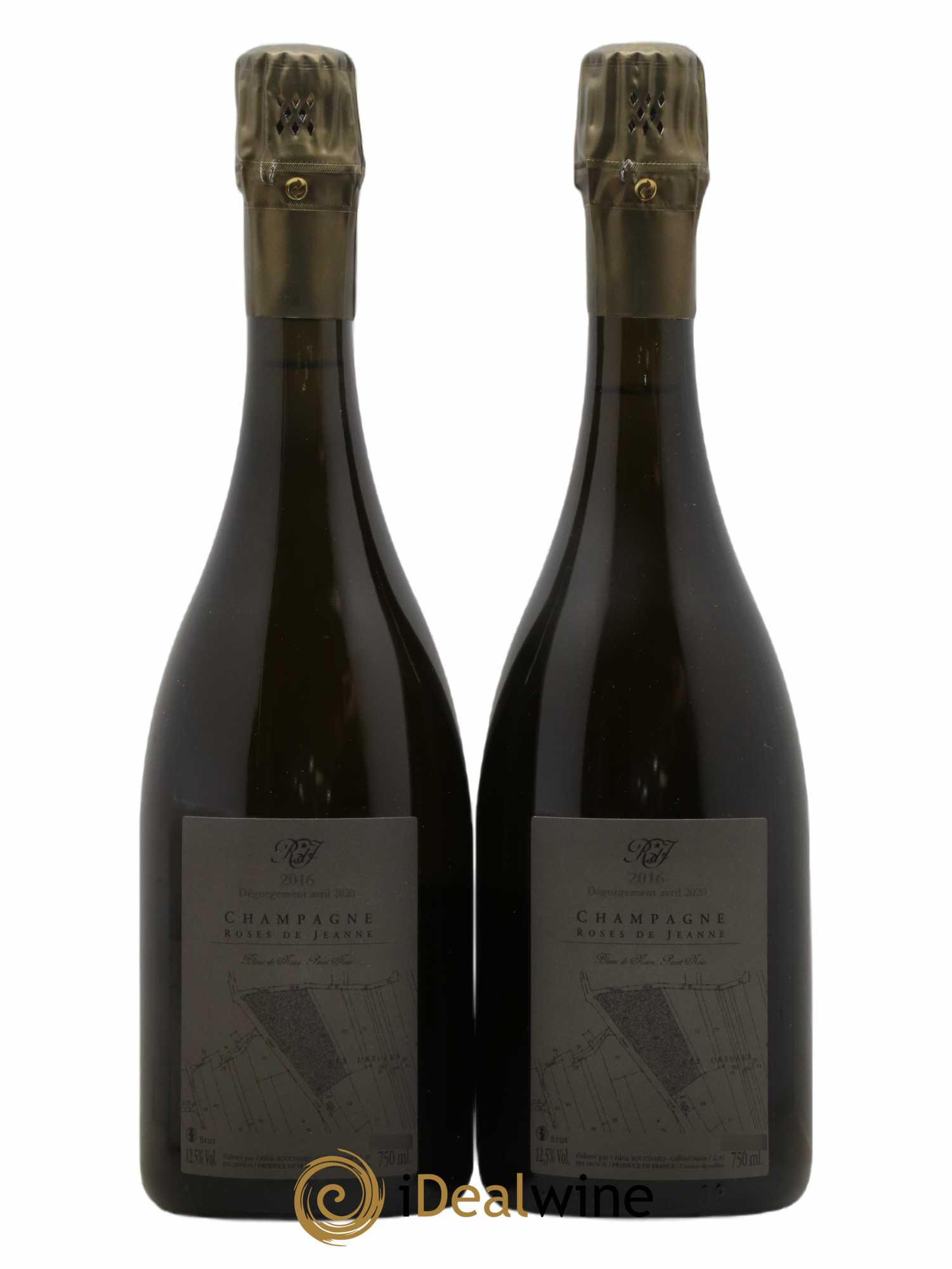 Roses de Jeanne Les Ursules Blanc de Noirs Brut Cédric Bouchard 2016 - Lot de 2 bouteilles - 1