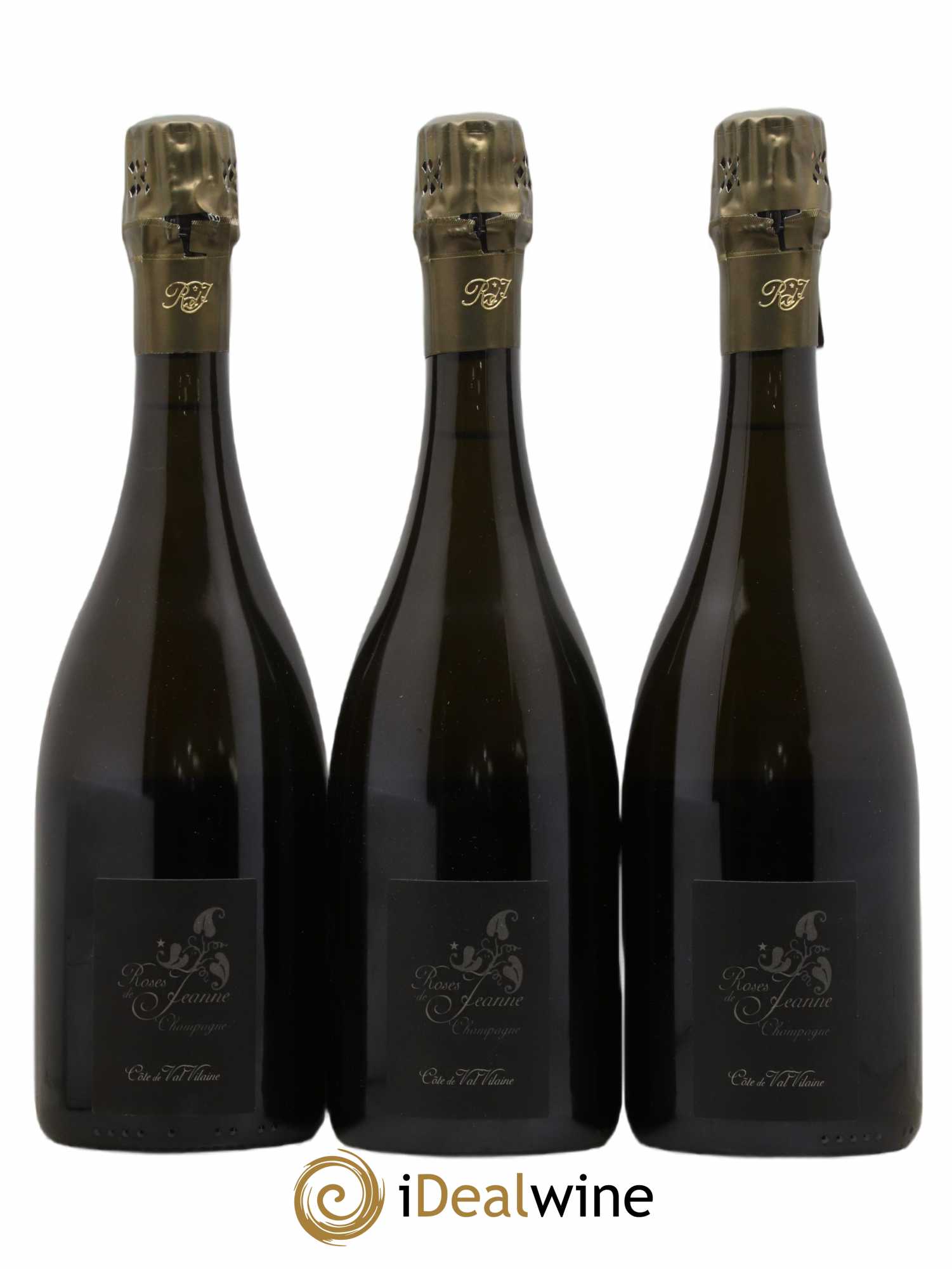 Roses de Jeanne Côte de Val Vilaine Blanc de Noirs Cédric Bouchard 2018 - Lot de 3 bouteilles - 0
