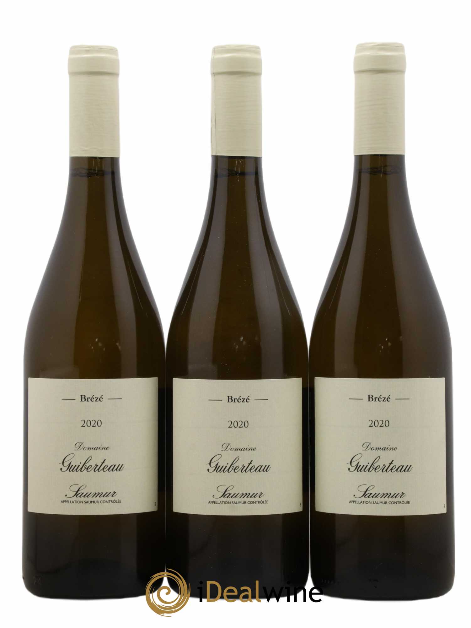 Saumur Brézé Domaine Guiberteau 2020 - Lot de 3 bouteilles - 0