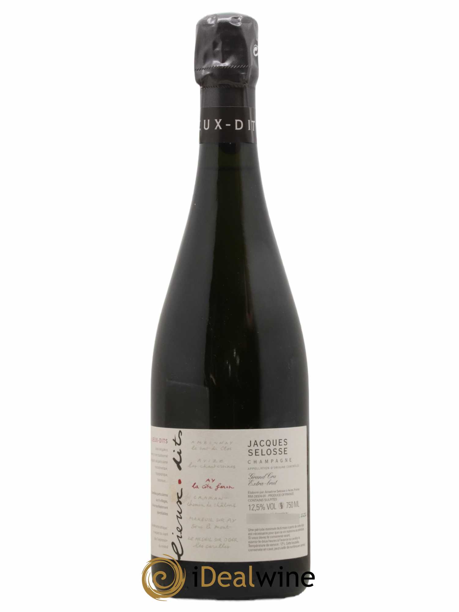 La Côte Faron Blanc de Noirs Grand Cru Extra-Brut Jacques Selosse - Lot de 1 bouteille - 0