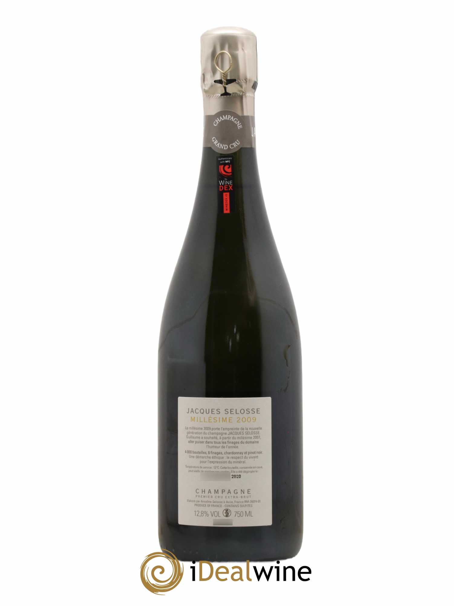 1er Cru Millésimé Extra-Brut Jacques Selosse 2009 - Lot de 1 bouteille - 1