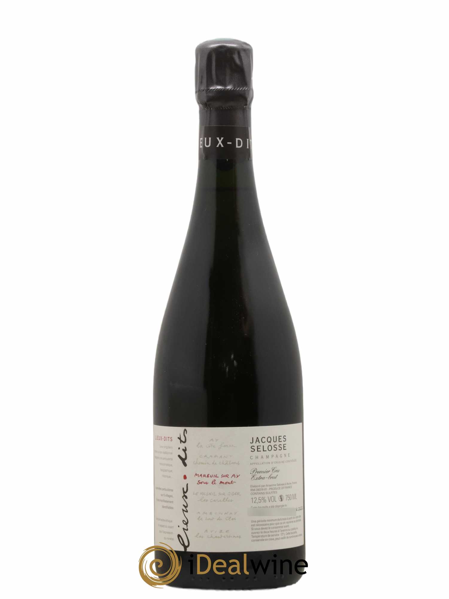 Mareuil sur Ay Sous le Mont Extra-Brut Jacques Selosse - Lot de 1 bouteille - 0