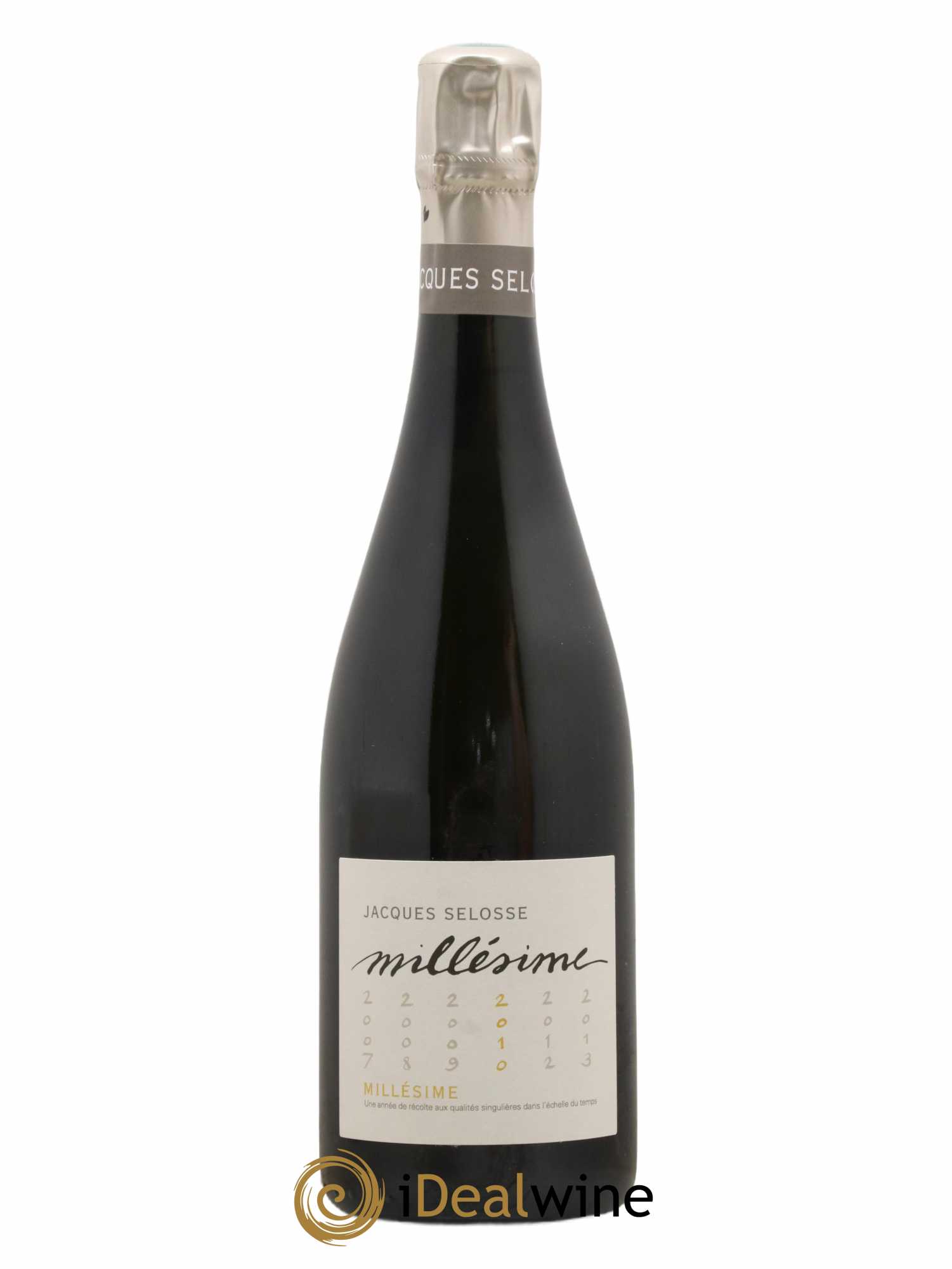 1er Cru Millésimé Extra-Brut Jacques Selosse 2010 - Lot de 1 bouteille - 0