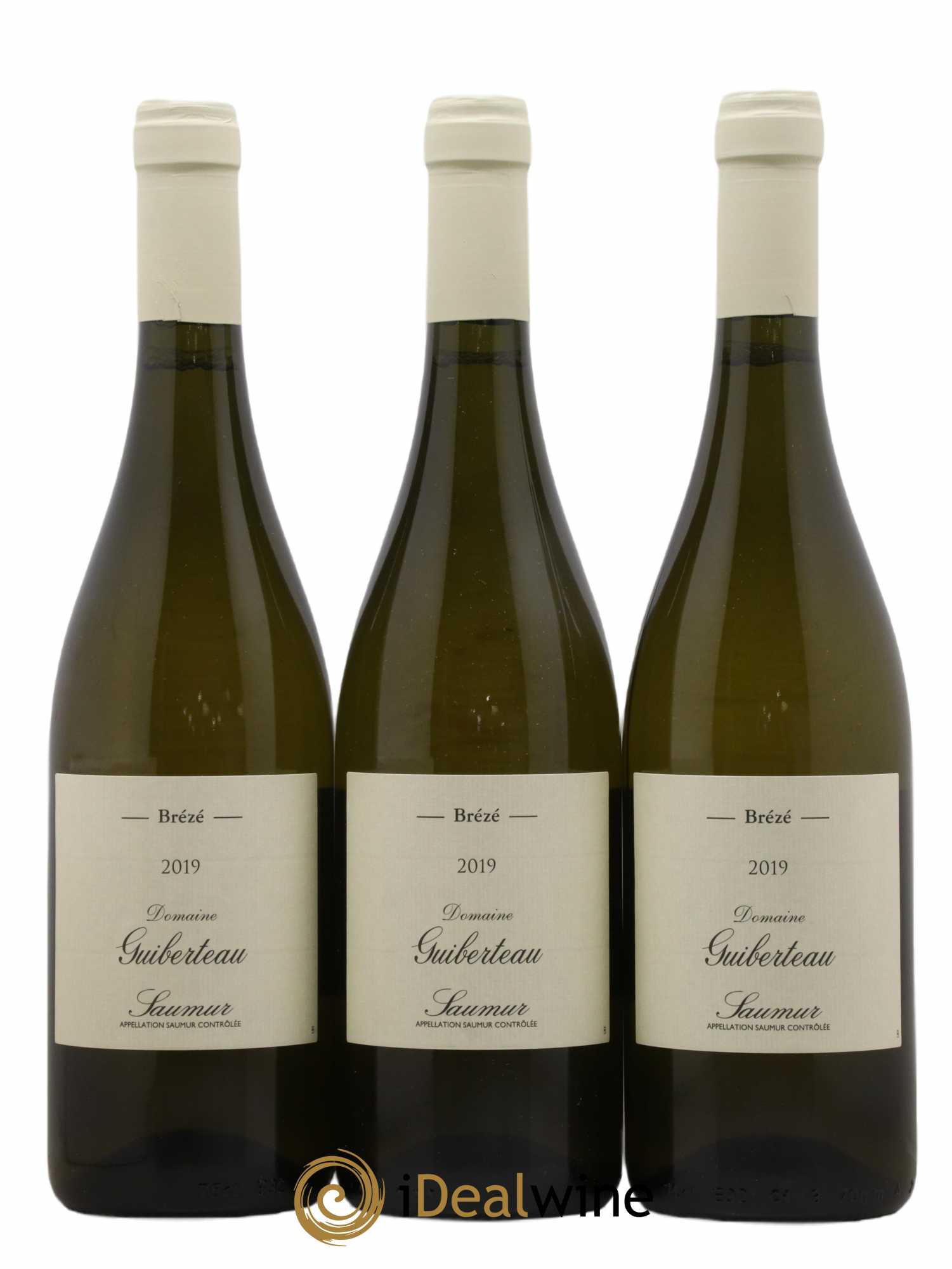 Saumur Brézé Domaine Guiberteau 2019 - Lot de 3 bouteilles - 0