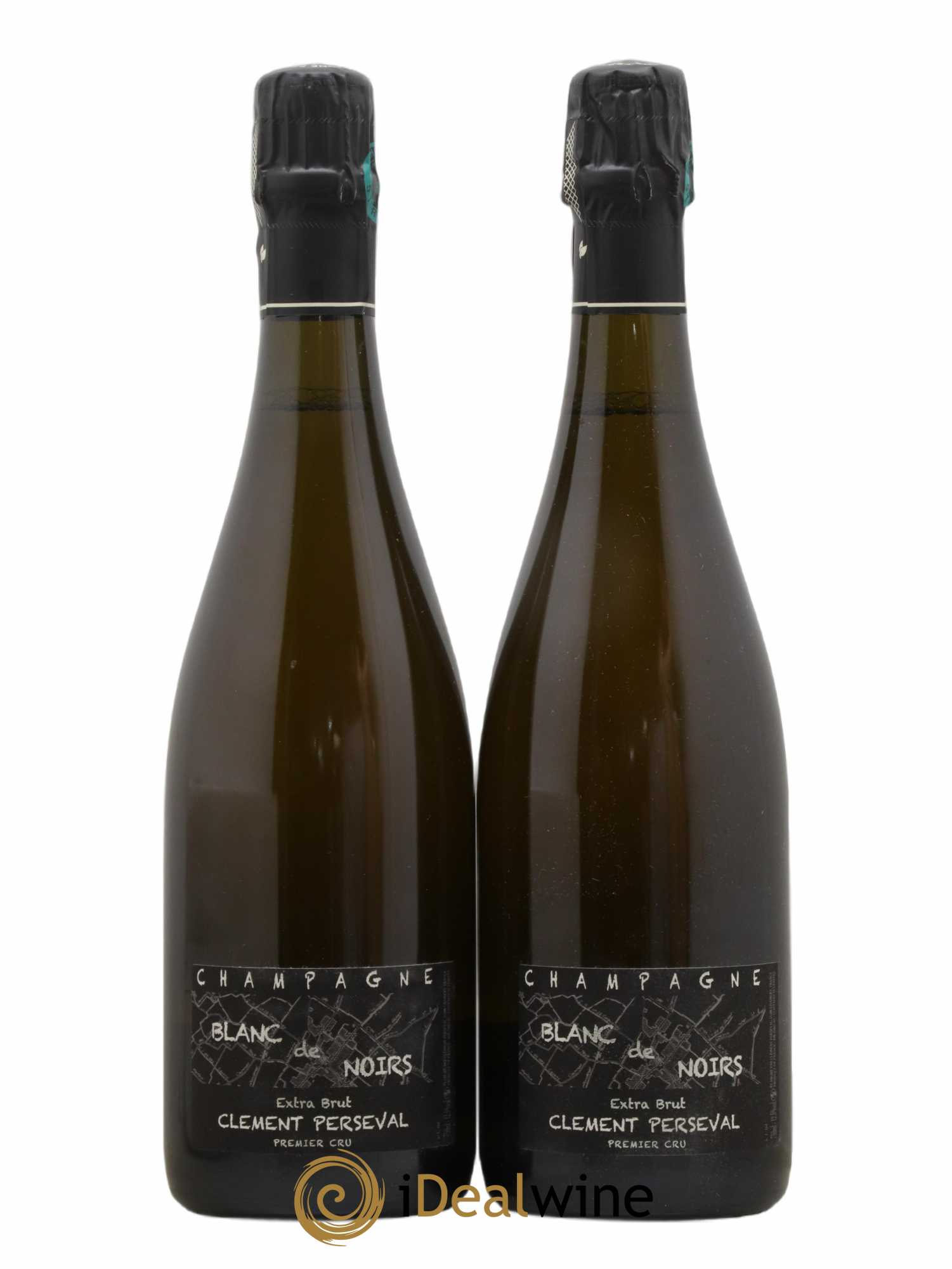 Champagne Blanc de Noirs Clément Perseval - Lotto di 2 bottiglie - 0