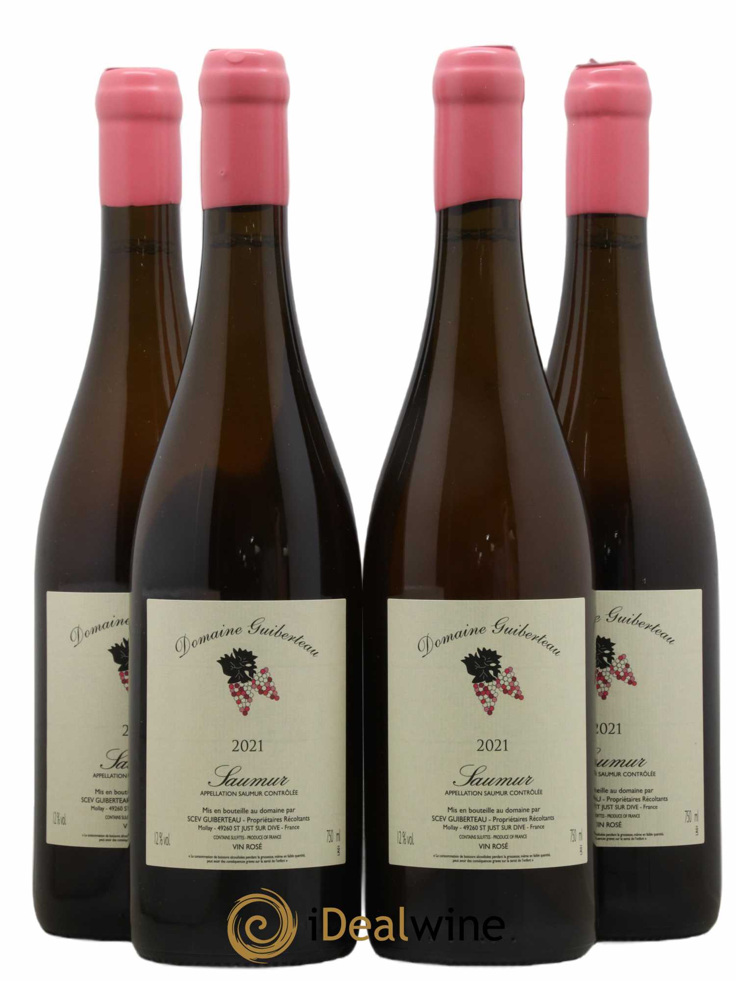 Saumur Domaine Guiberteau 2021 - Lot de 4 bouteilles - 0