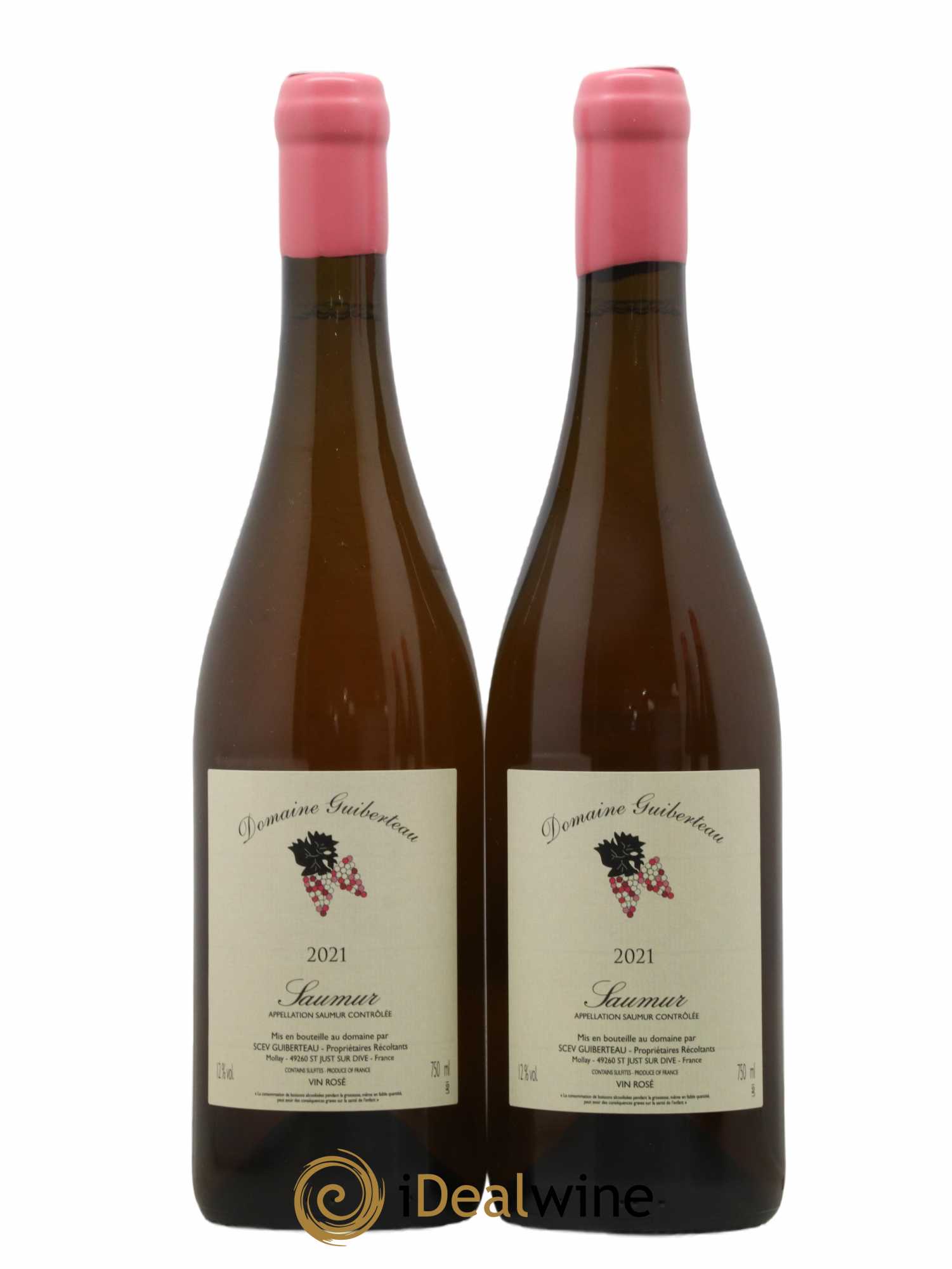 Saumur Domaine Guiberteau 2021 - Lot de 2 bouteilles - 0