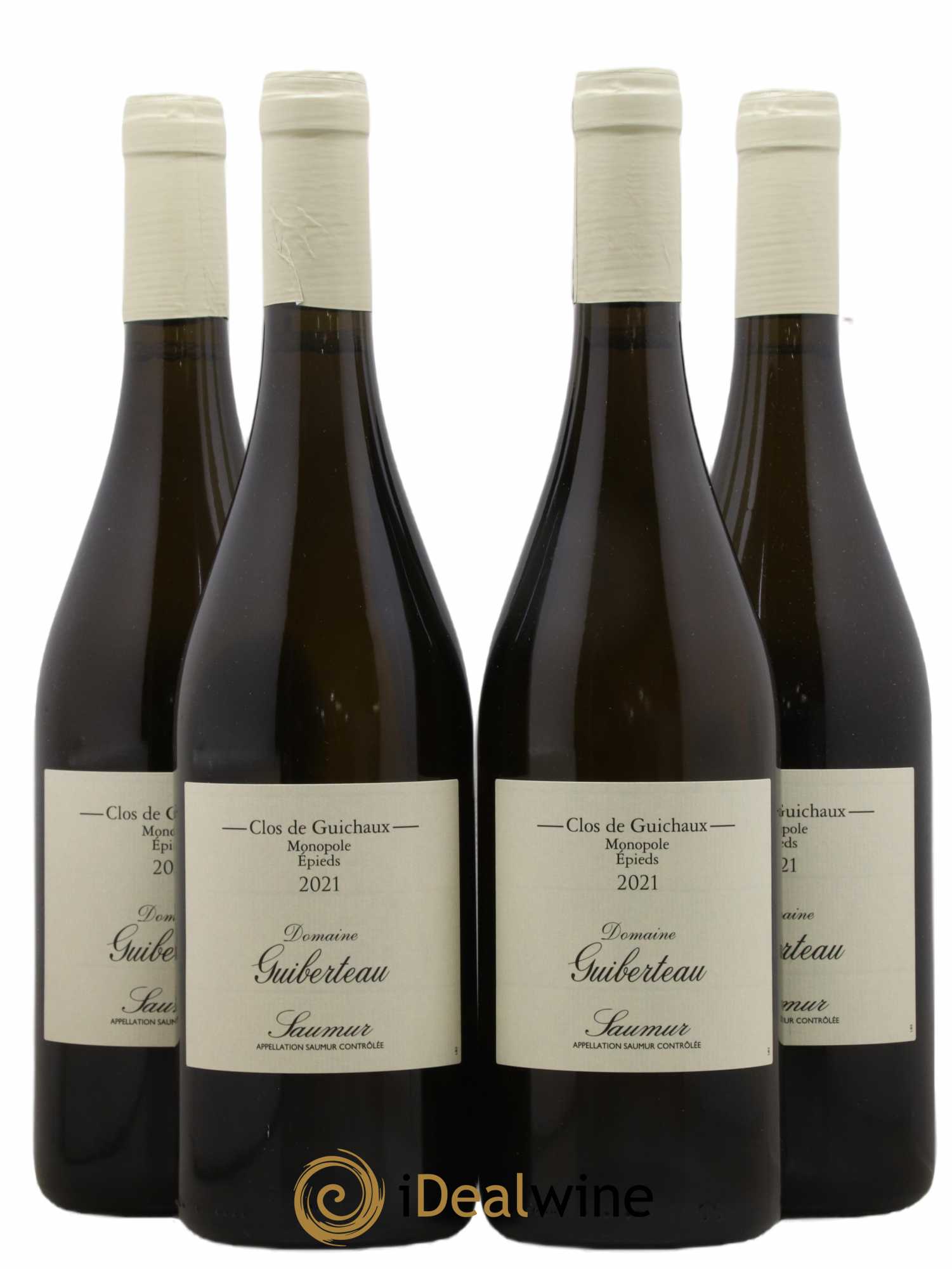 Saumur Clos de Guichaux Domaine Guiberteau 2021 - Lot de 4 bouteilles - 0