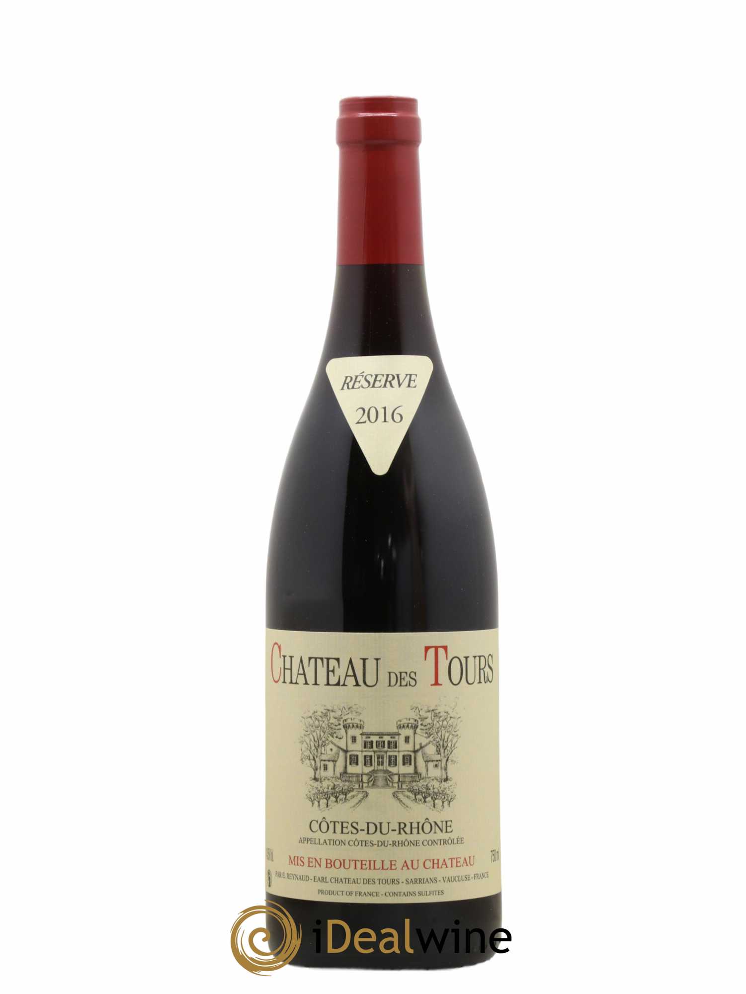 Côtes-du-Rhône Château des Tours Emmanuel Reynaud 2016 - Lot de 1 bouteille - 0