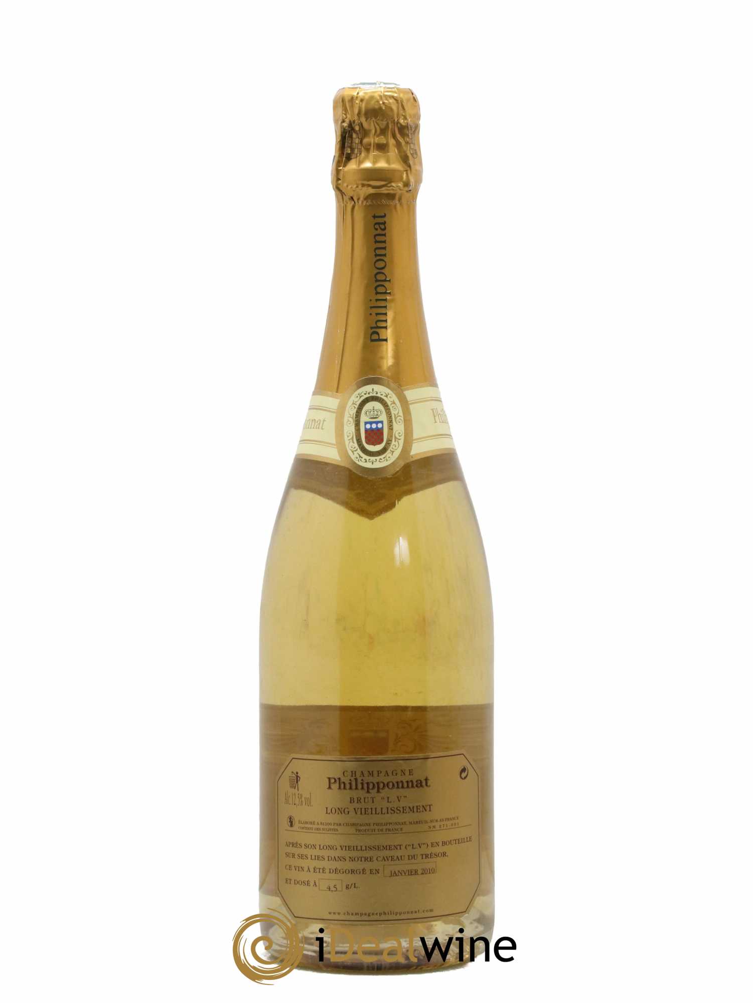 Grand Blanc Extra-Brut LV Philipponnat 1991 - Lot de 1 bouteille - 2