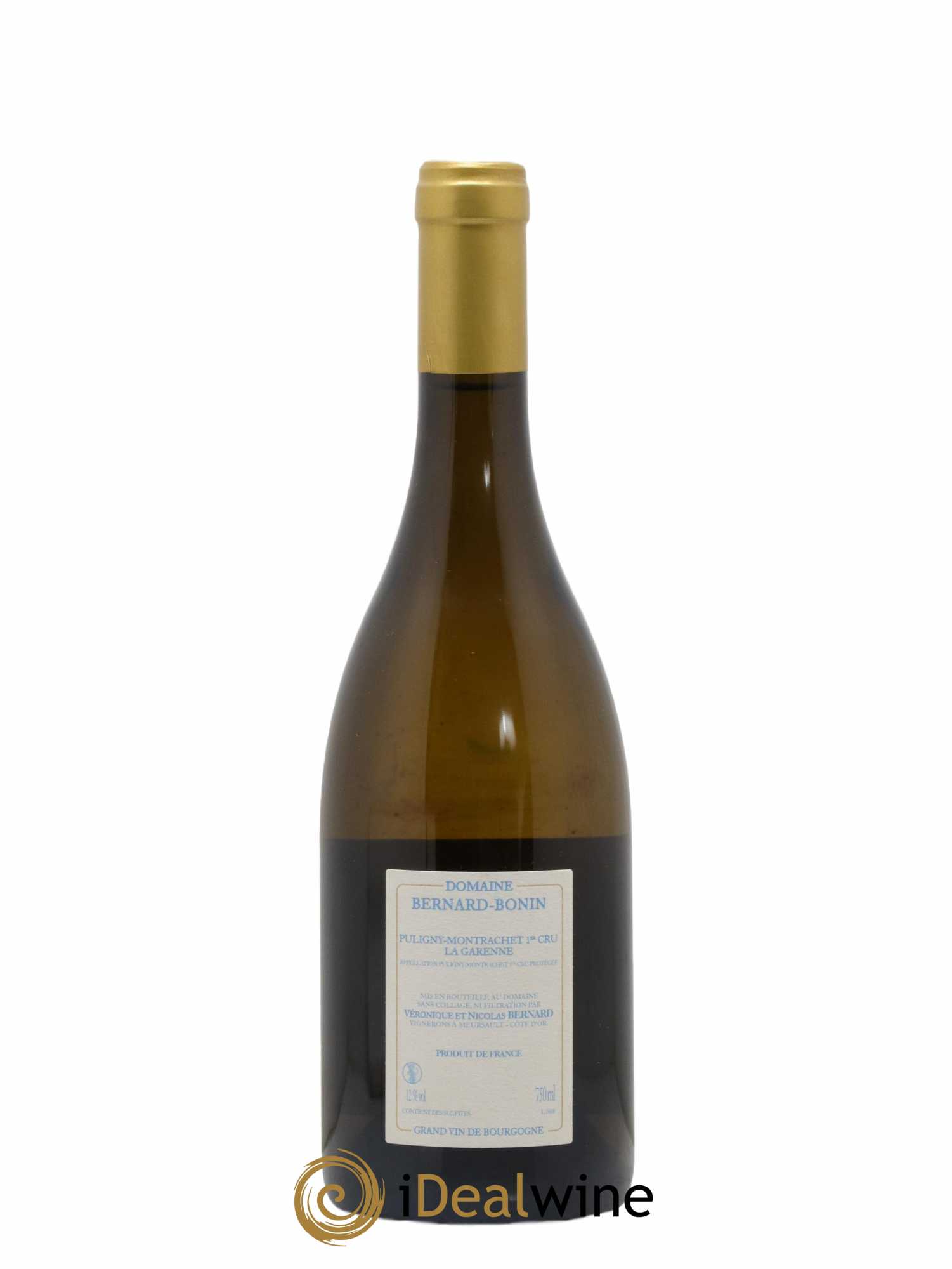 Puligny-Montrachet 1er Cru La Garenne Bernard Bonin 2016 - Lot de 1 bouteille - 1