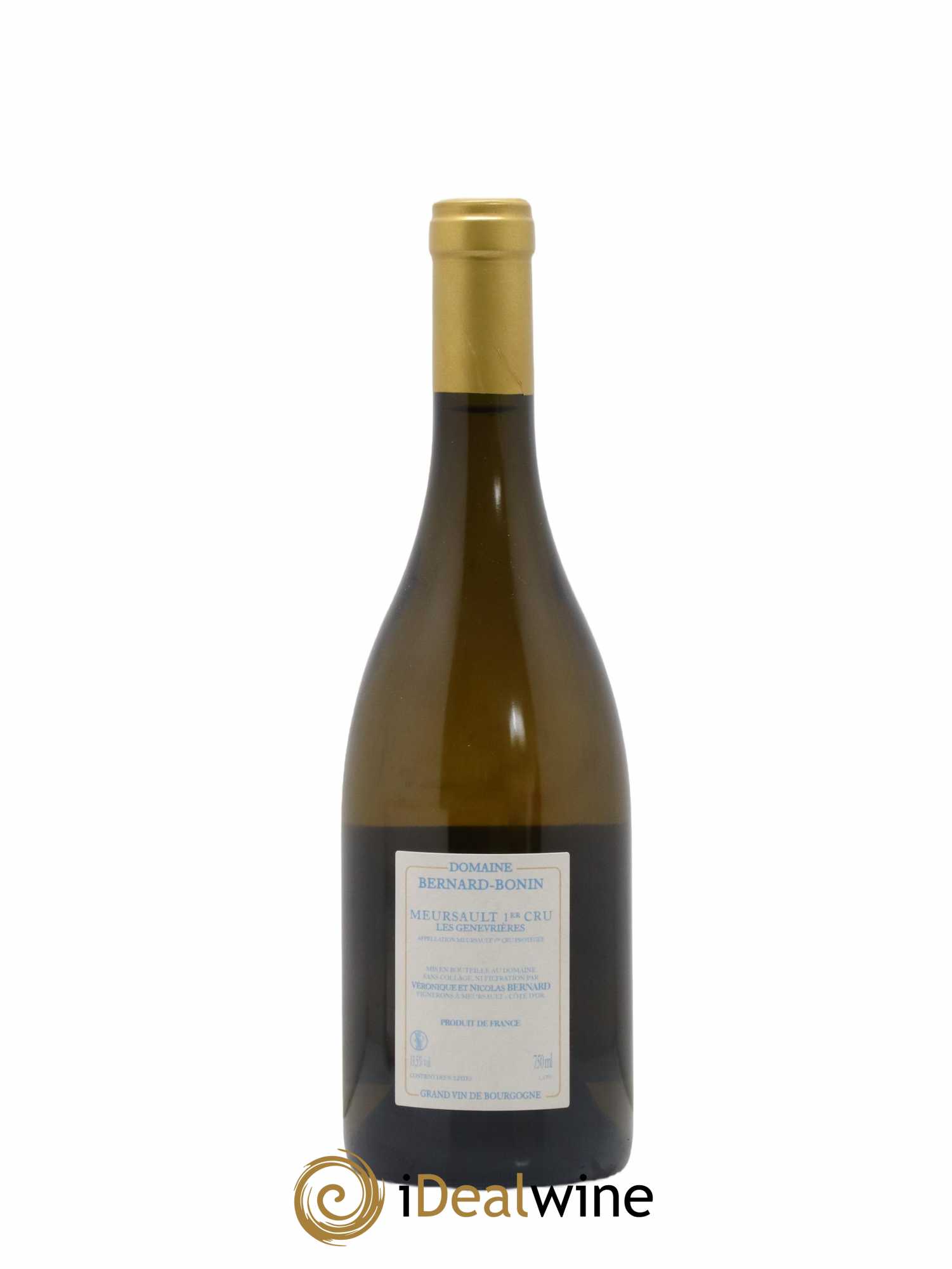 Meursault 1er Cru Les Genevrières Bernard Bonin 2017 - Lot de 1 bouteille - 1